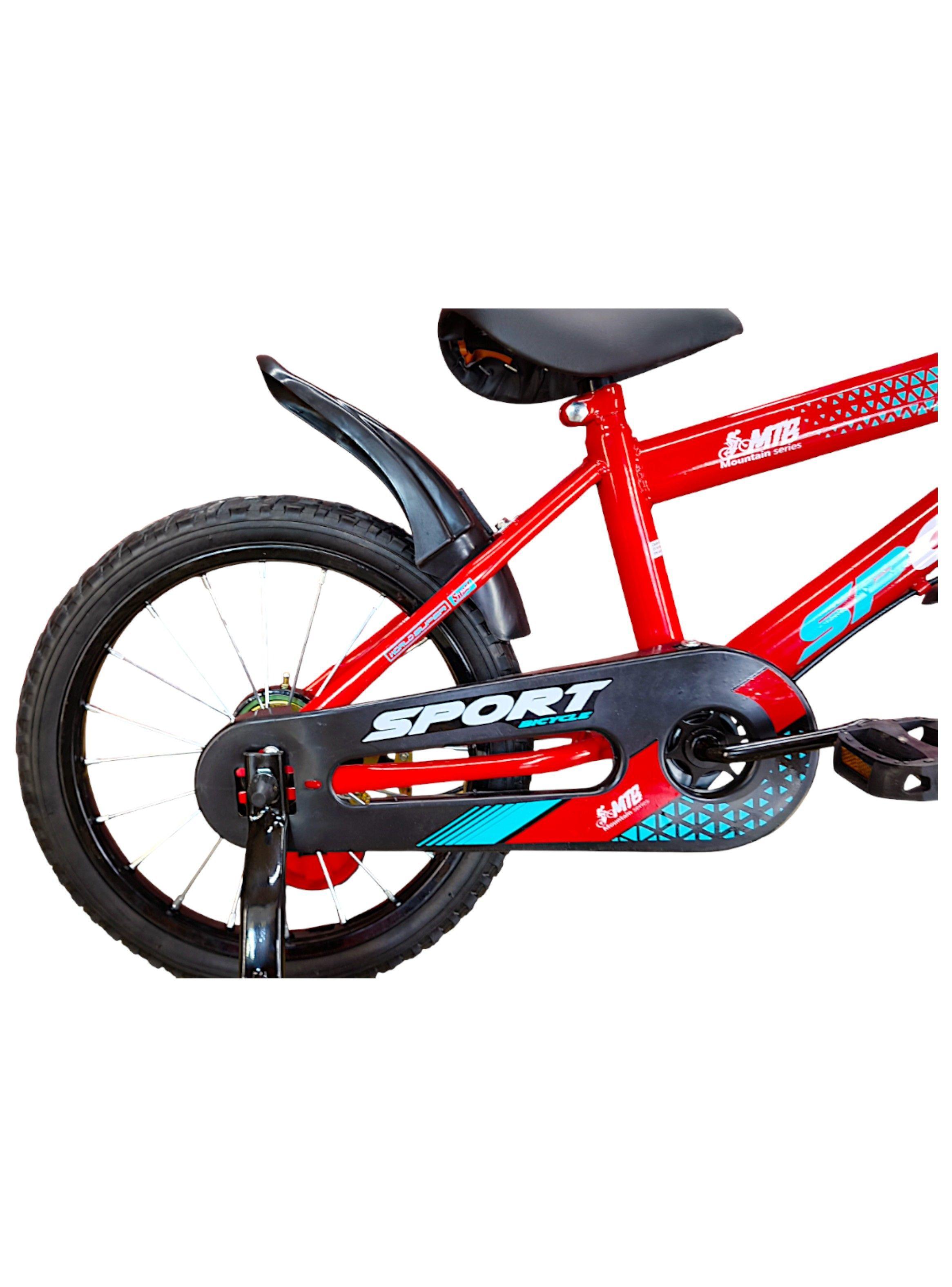 Bicicleta Aro 16 Infantil Sport Roja -4