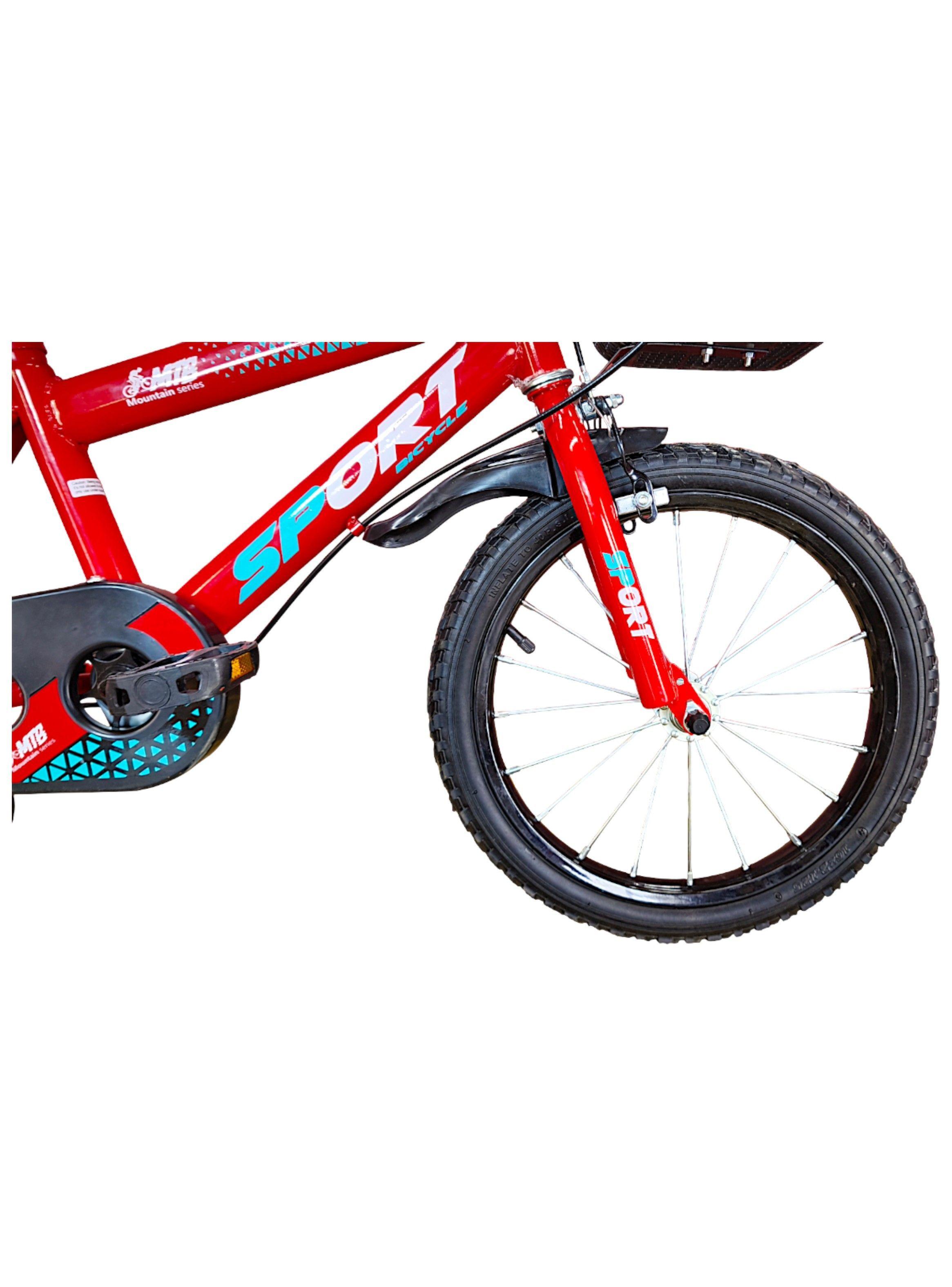 Bicicleta Aro 16 Infantil Sport Roja -5