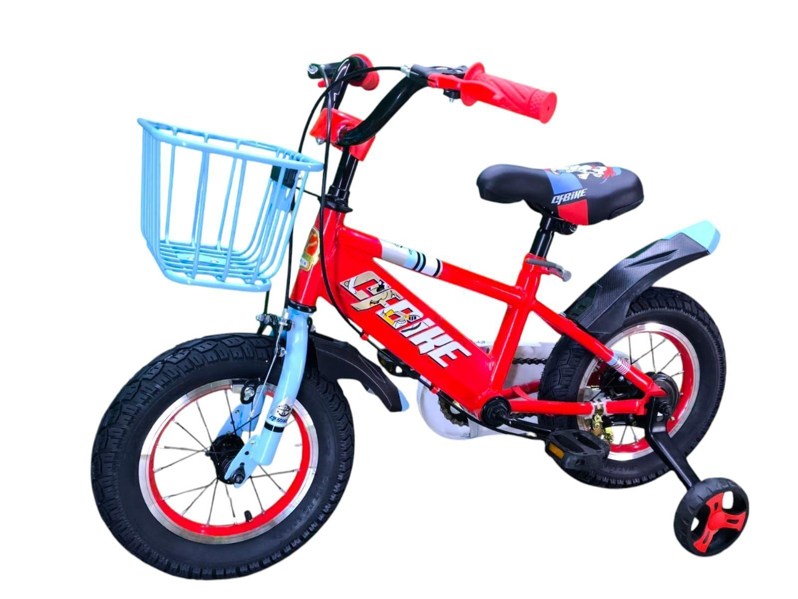 Bicicleta Aro 12 Infantil Cfbike Rojo/Celeste	-2