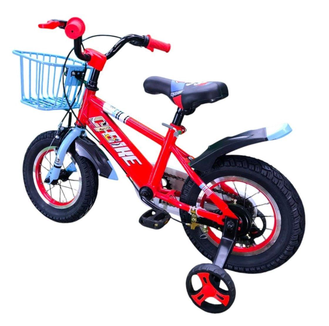 Bicicleta Aro 12 Infantil Cfbike Rojo/Celeste	-4