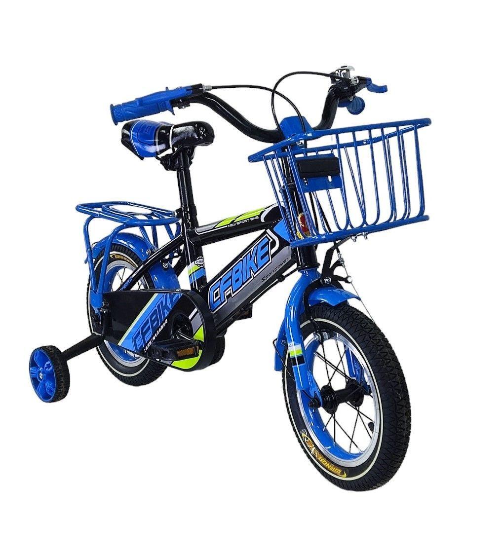 Bicicleta Aro 16 Infantil CfBike Azul Negro-0