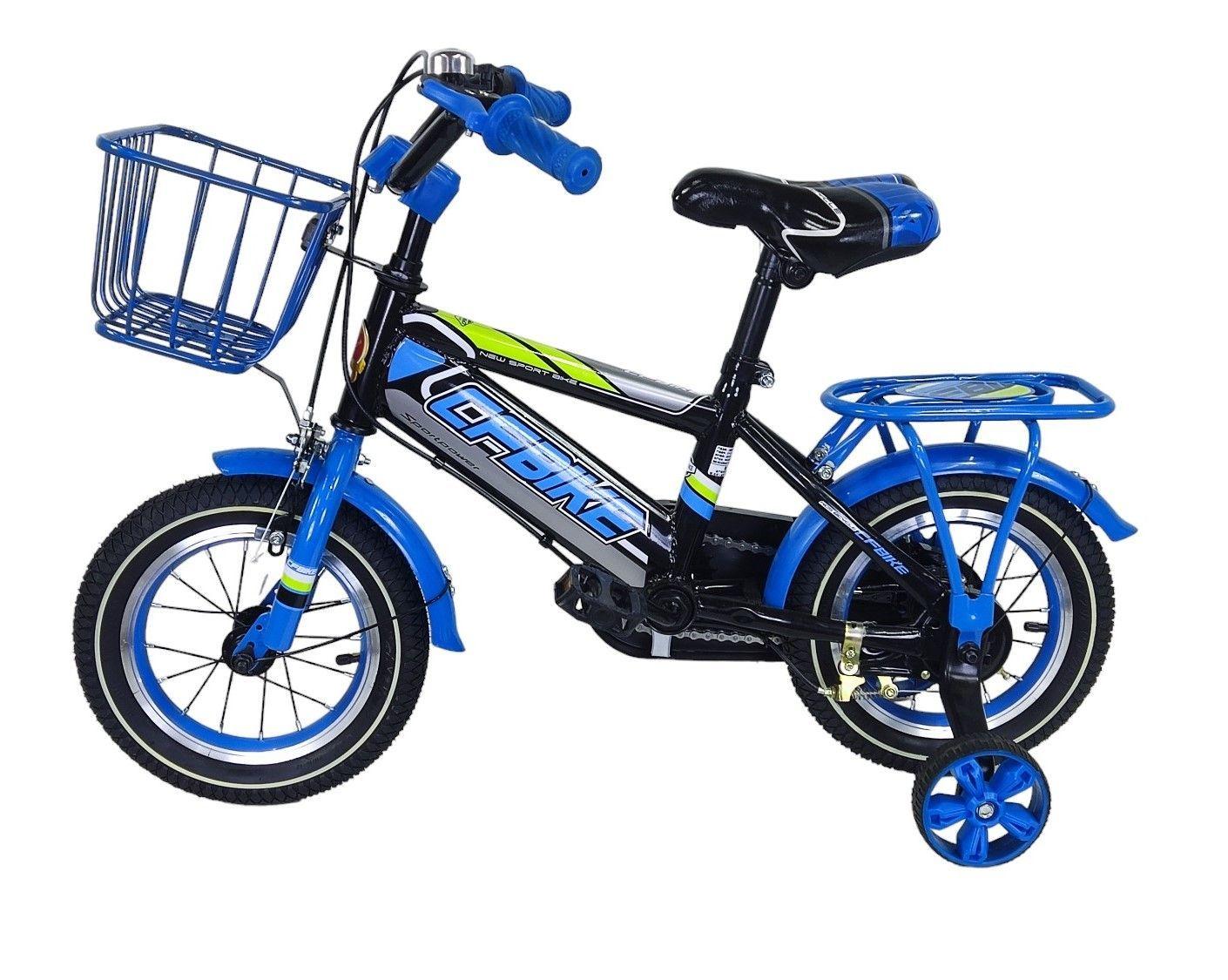 Bicicleta Aro 16 Infantil CfBike Azul Negro-1