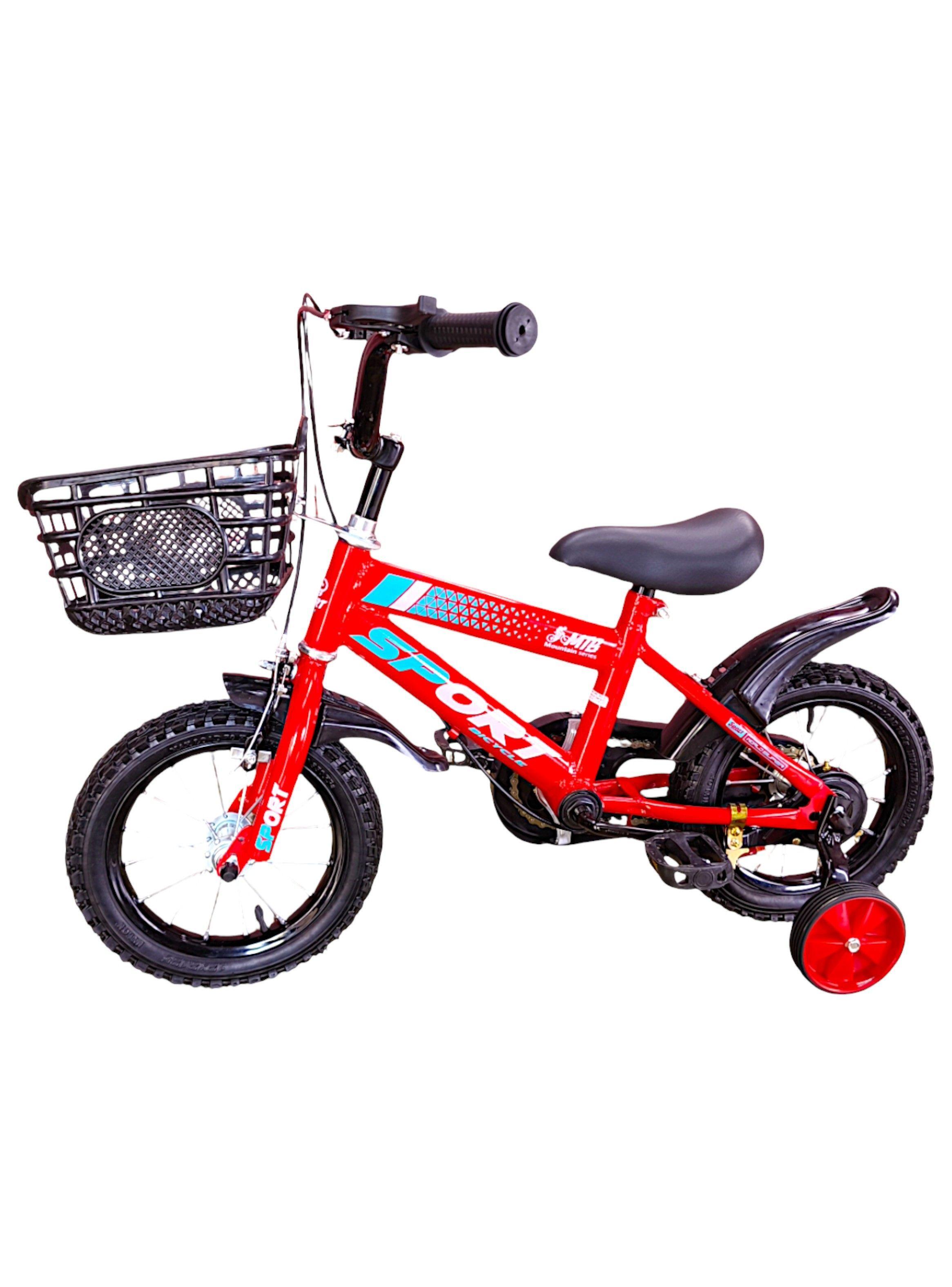 Bicicleta Aro 12 Infantil Sport Roja -2