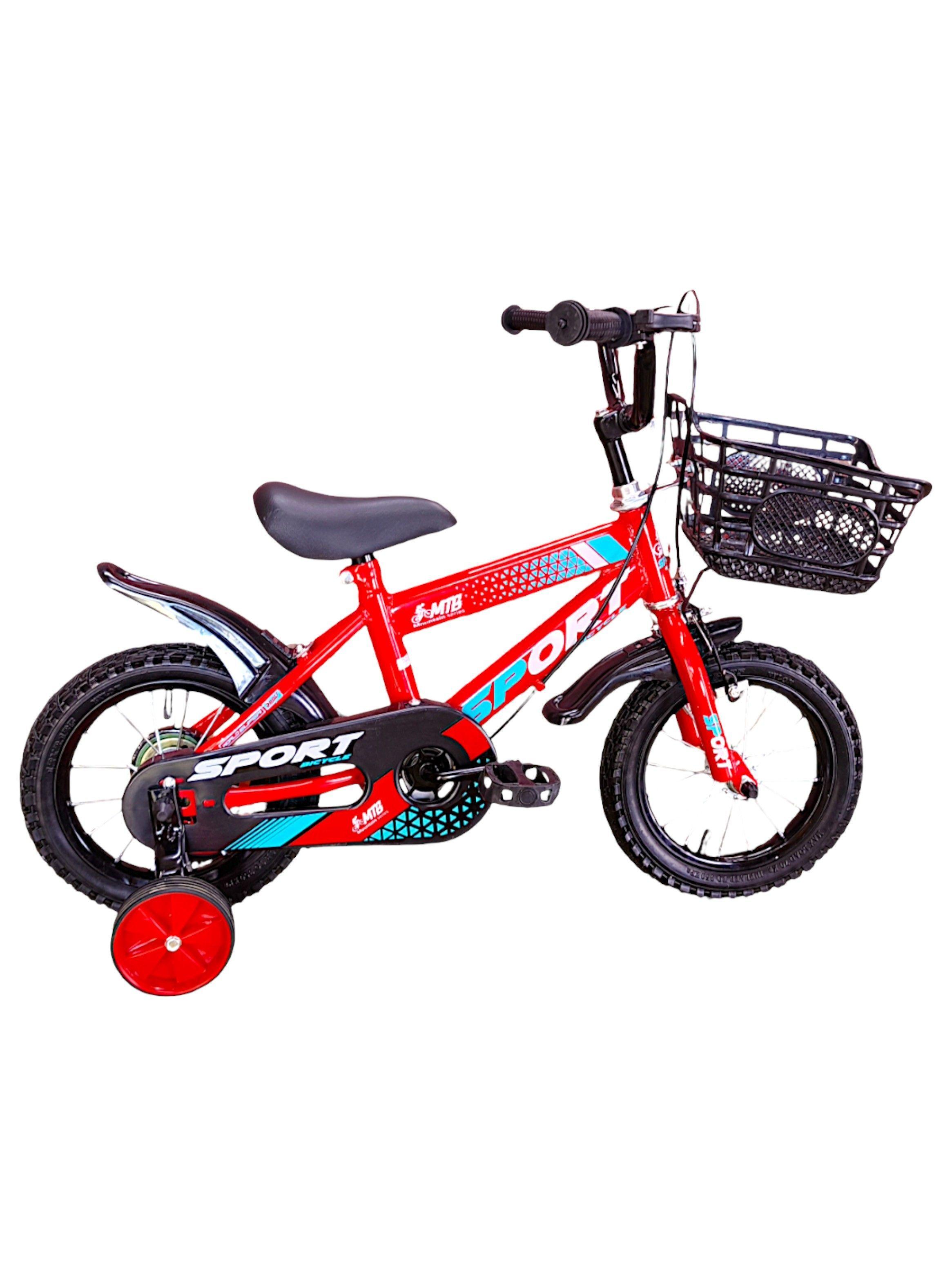 Bicicleta Aro 12 Infantil Sport Roja -3