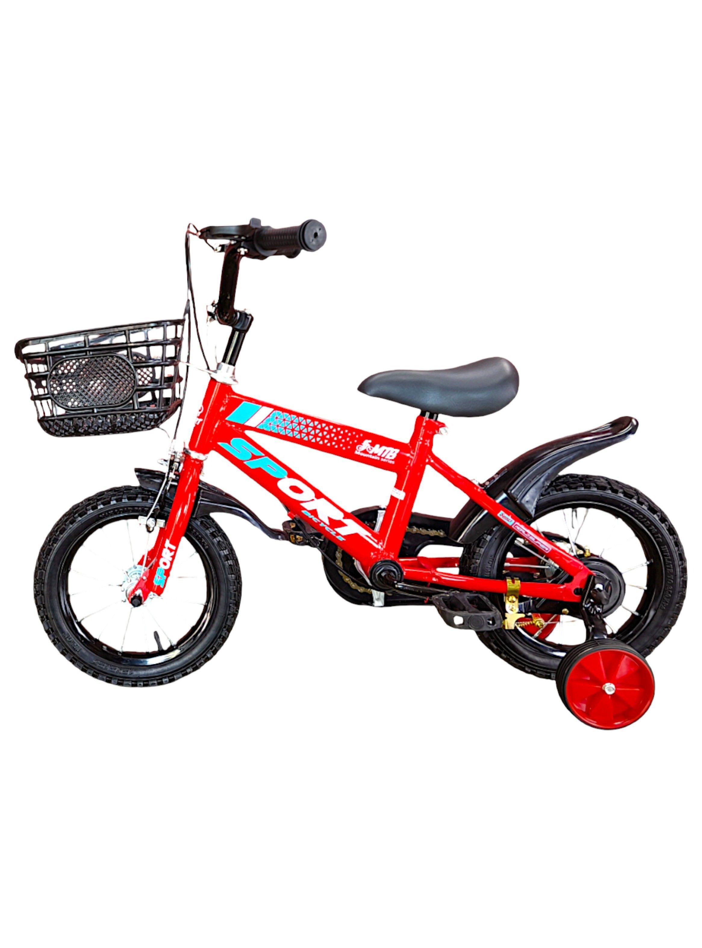 Bicicleta Aro 12 Infantil Sport Roja -4