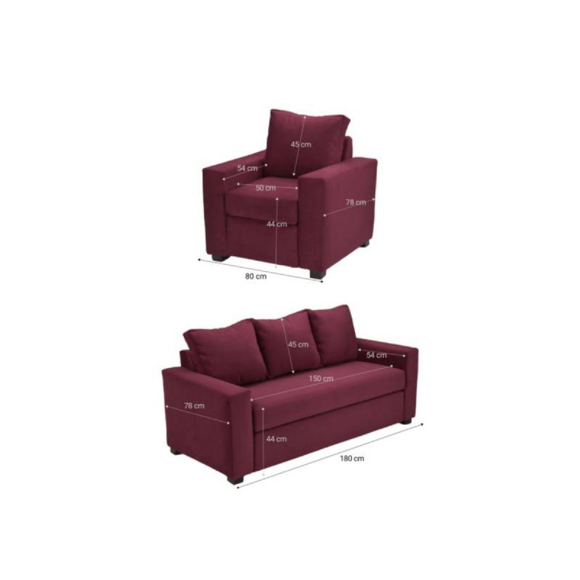 Living Felpa Vino Tinto 3-1-1-7