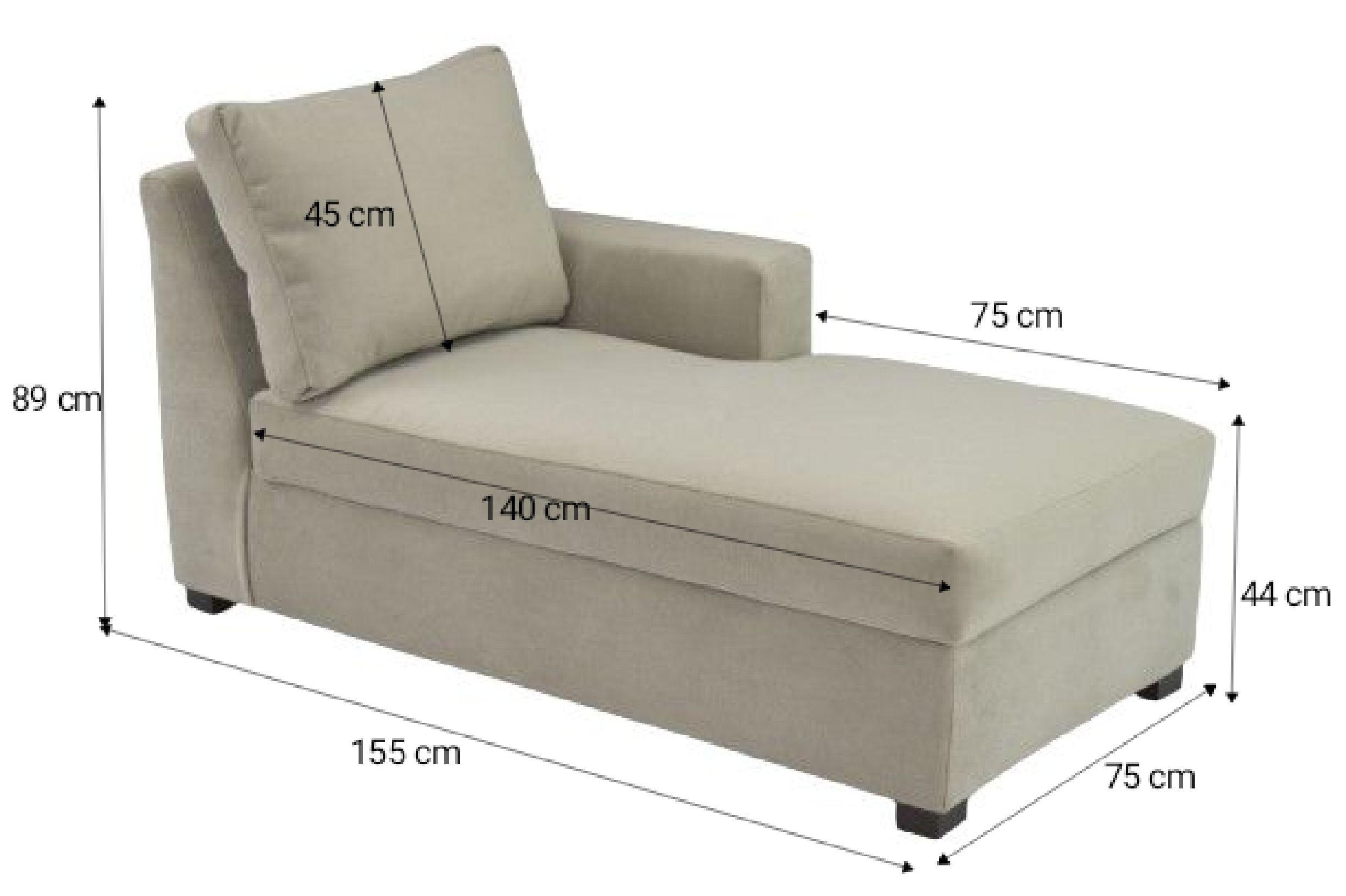 Sofá Chaise Longue Felpa-5