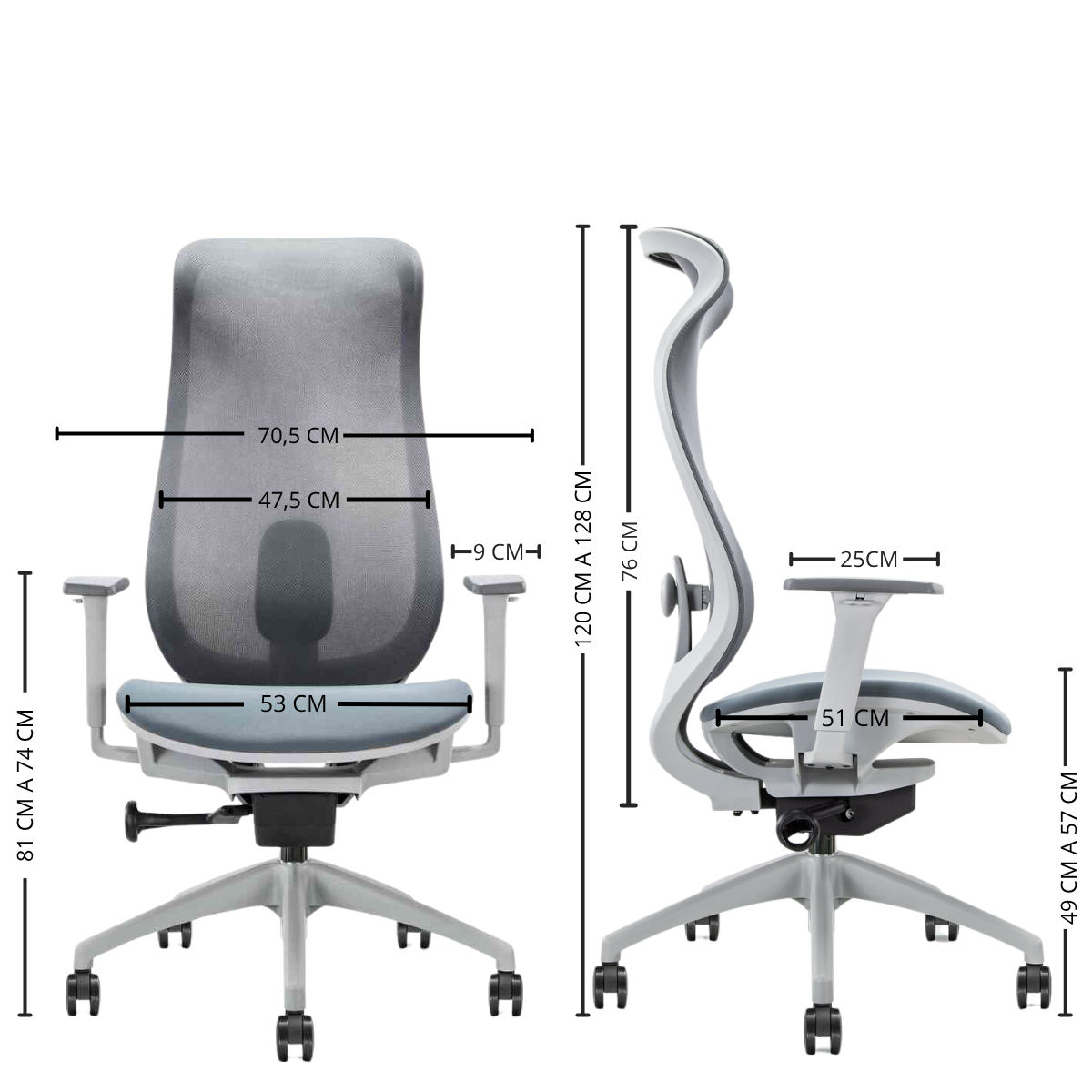 Silla Gerencial Premium de Oficina Vitalidad -5