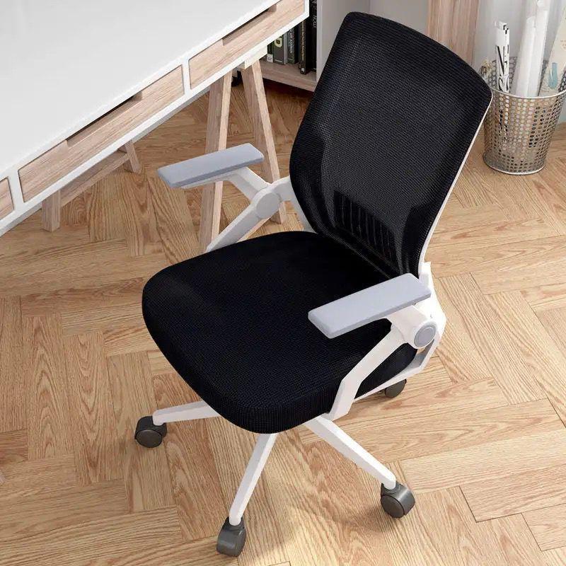 Silla de oficina luxury ergonómica blanco-negra-4