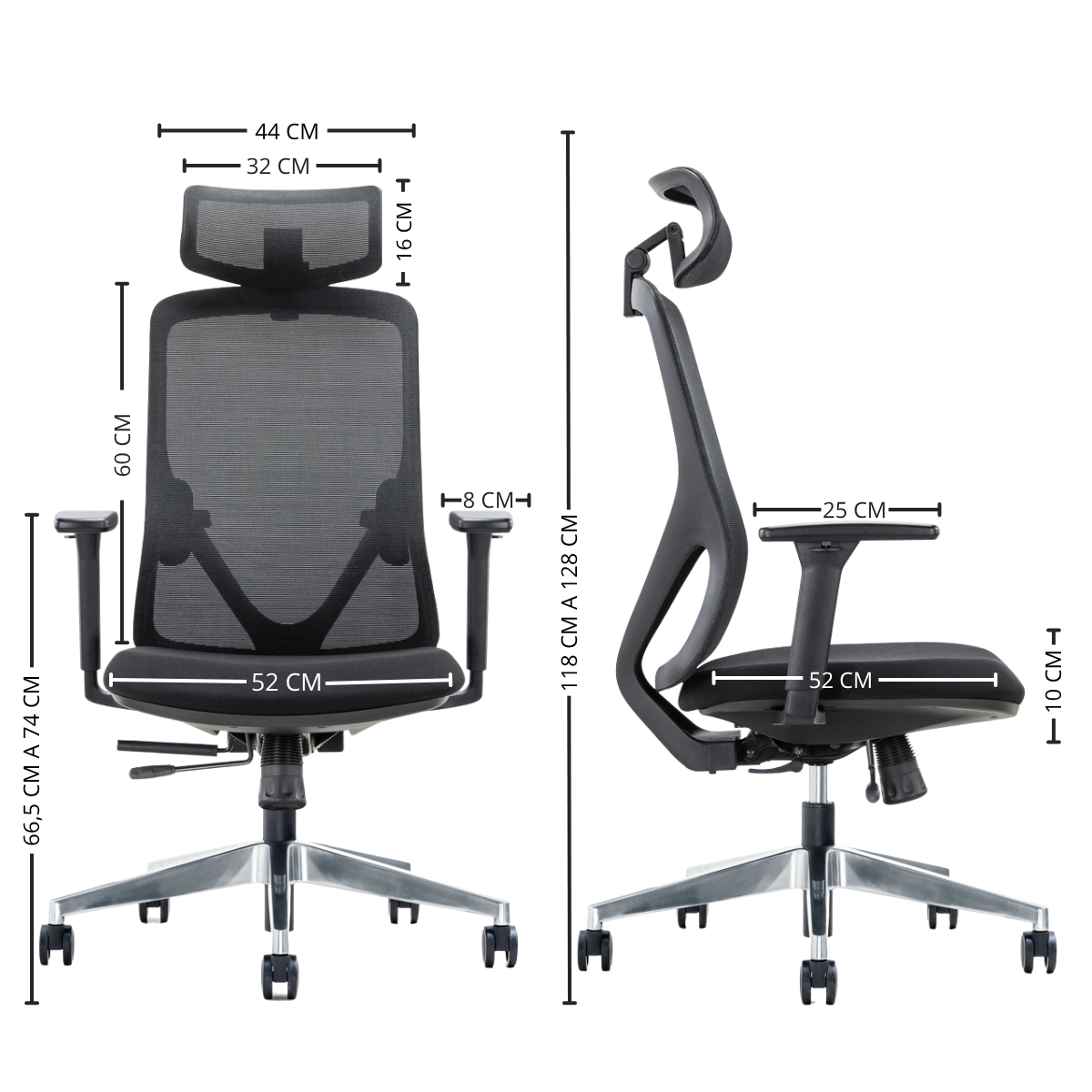 Silla Gerencial de oficina Placidita Plus-5
