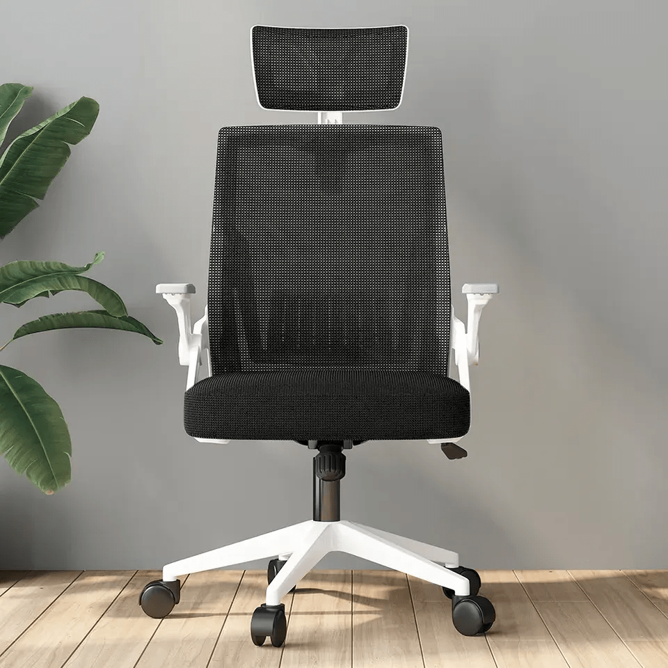 Silla de oficina ejecutiva Ergonomic Plus Blanco-6