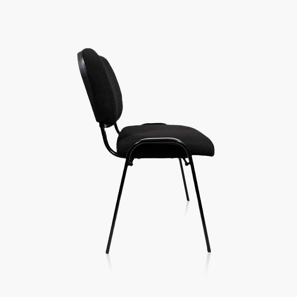 Silla visita ISO acolchada negro-4