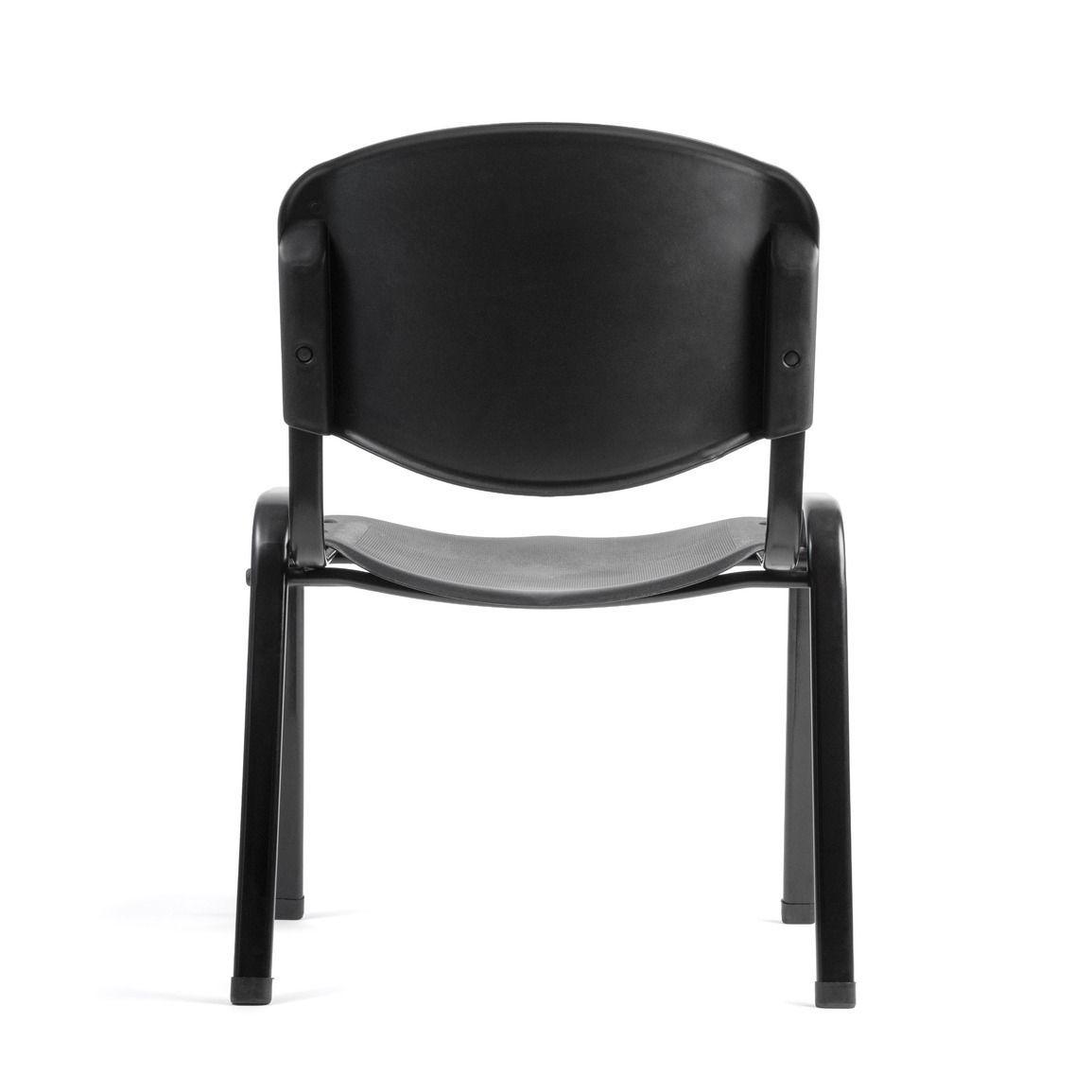 Silla visita ISO polipropileno negro-4