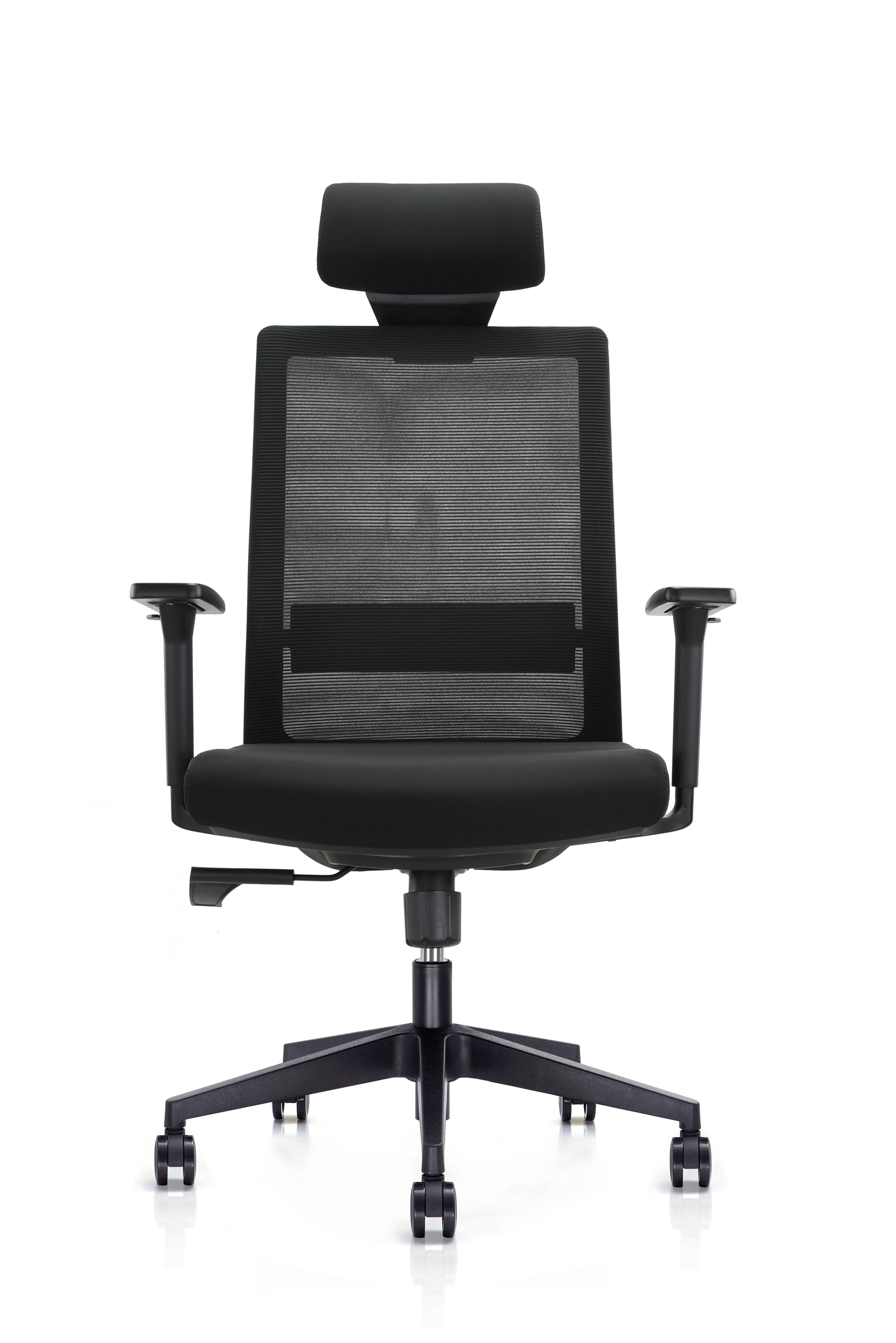 Silla Ejecutiva Premium de oficina Benessere color negro-0