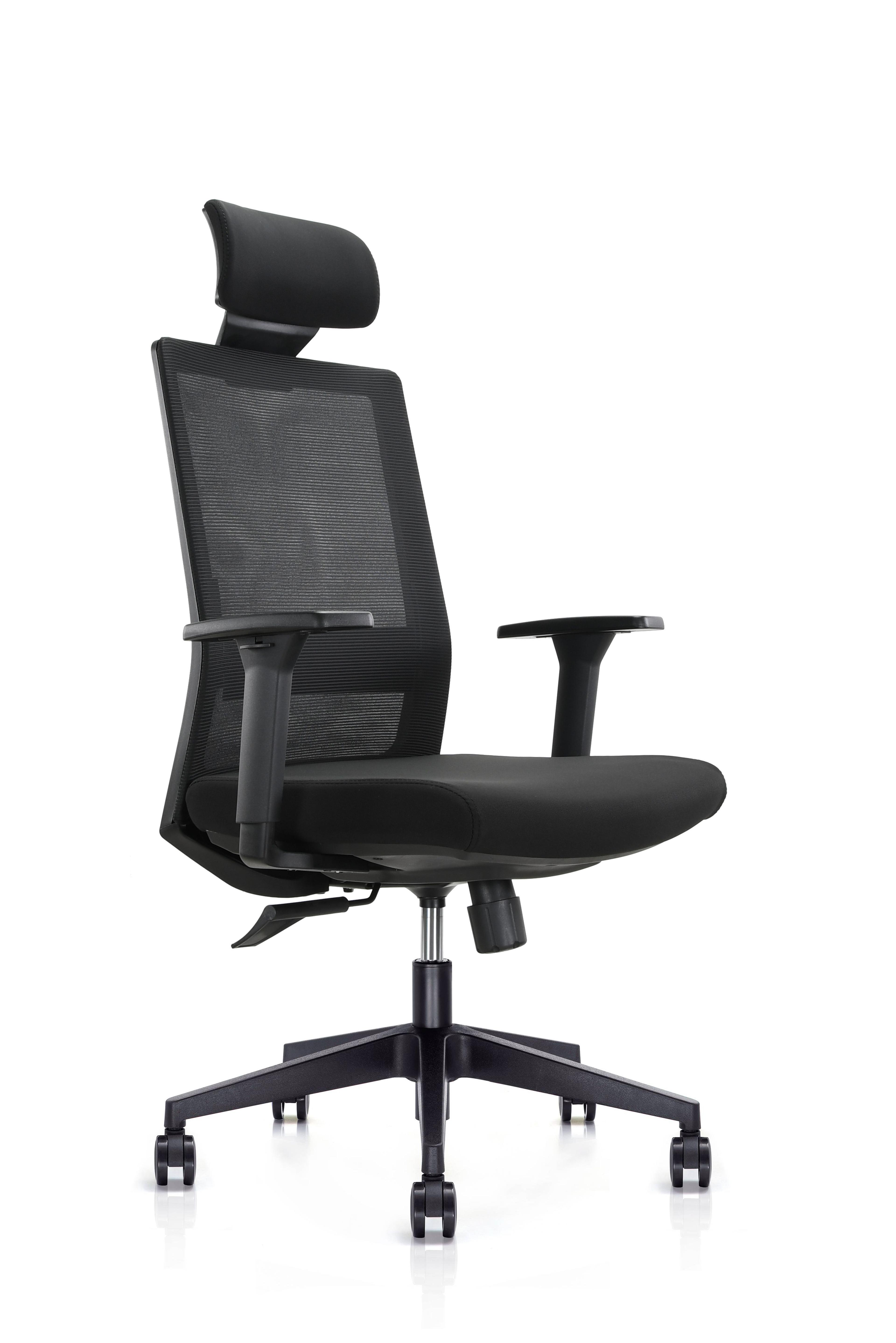 Silla Ejecutiva Premium de oficina Benessere color negro-1