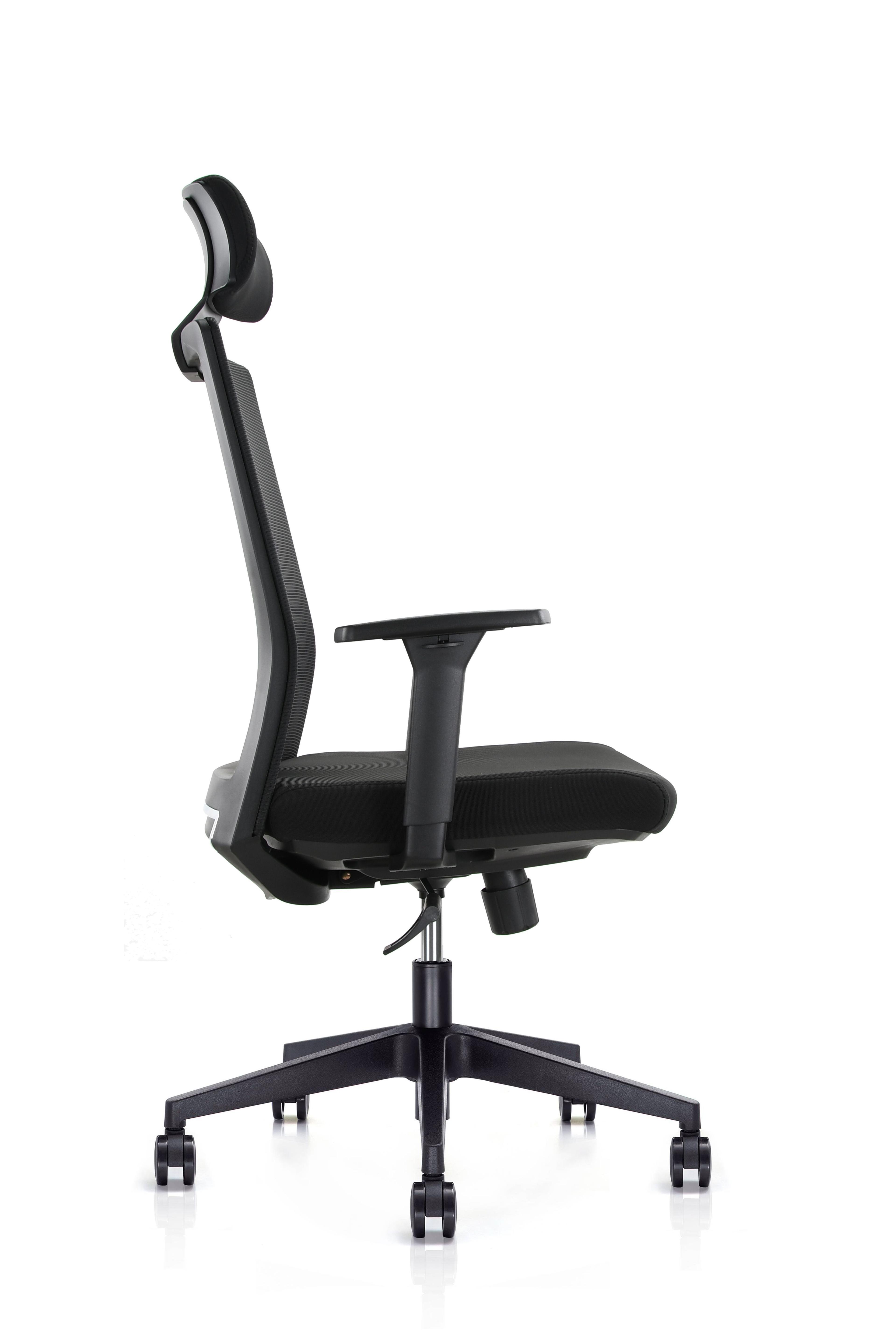 Silla Ejecutiva Premium de oficina Benessere color negro-2