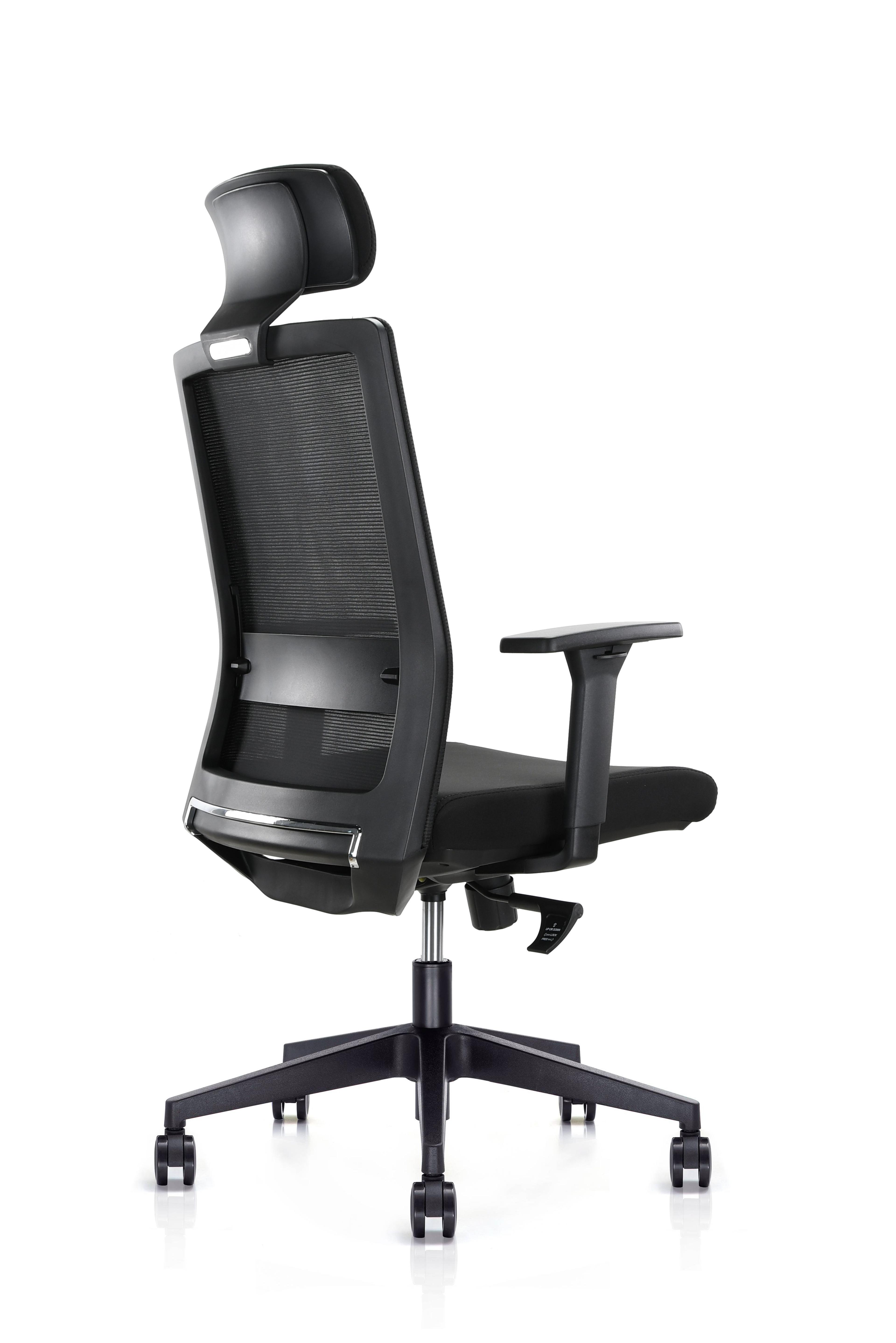 Silla Ejecutiva Premium de oficina Benessere color negro-3