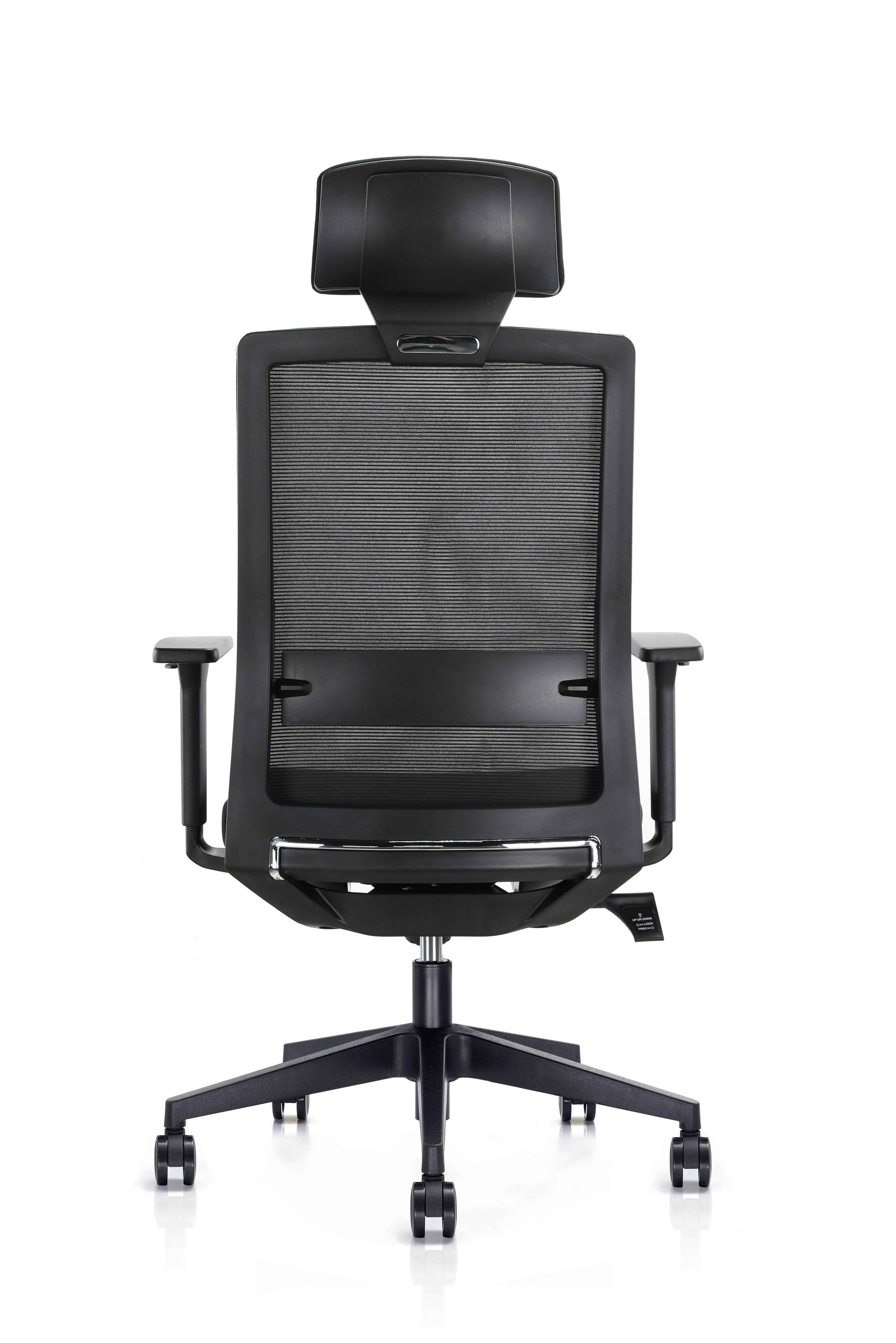 Silla Ejecutiva Premium de oficina Benessere color negro-4