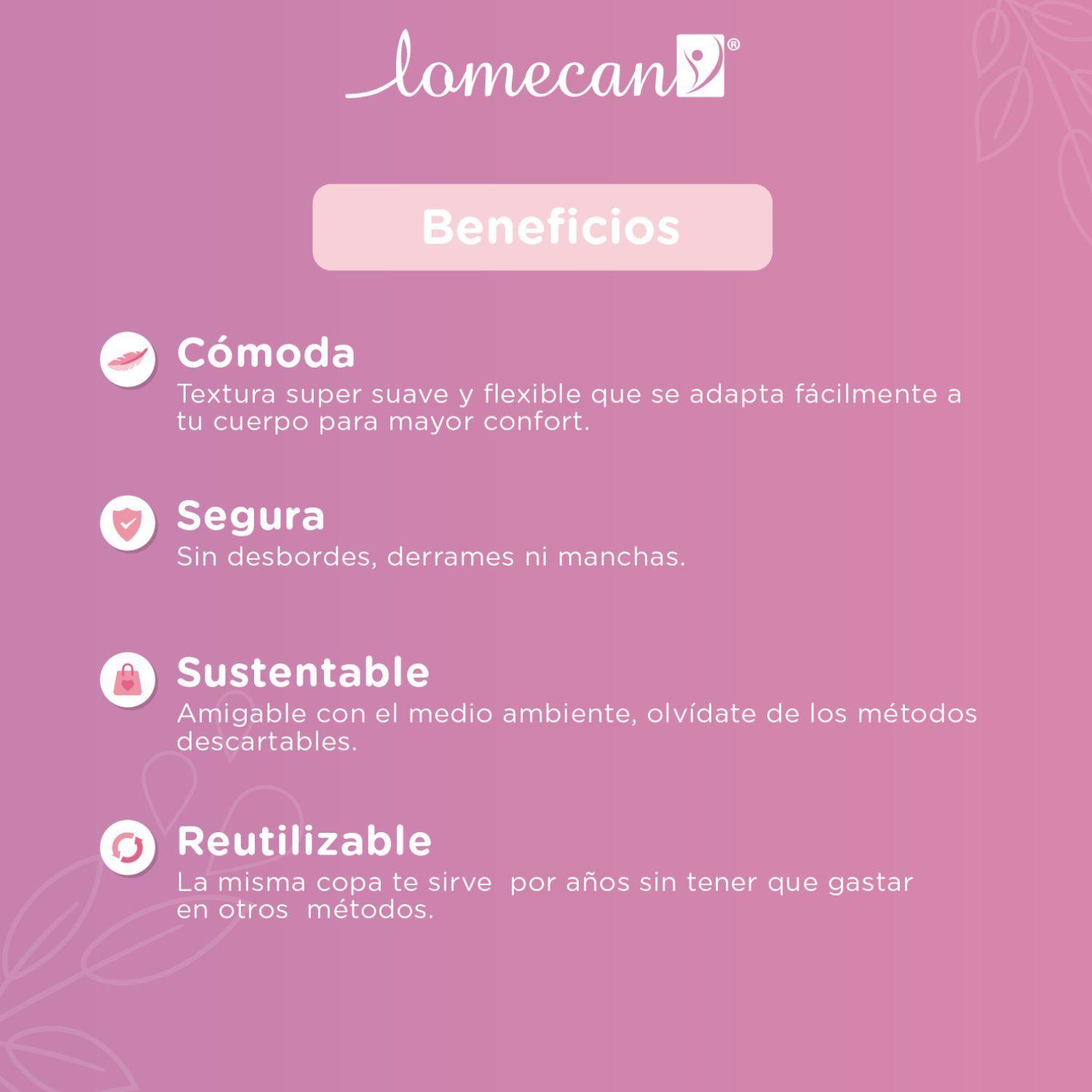 Lomecan Copa Menstrual Talla 2 X1-7