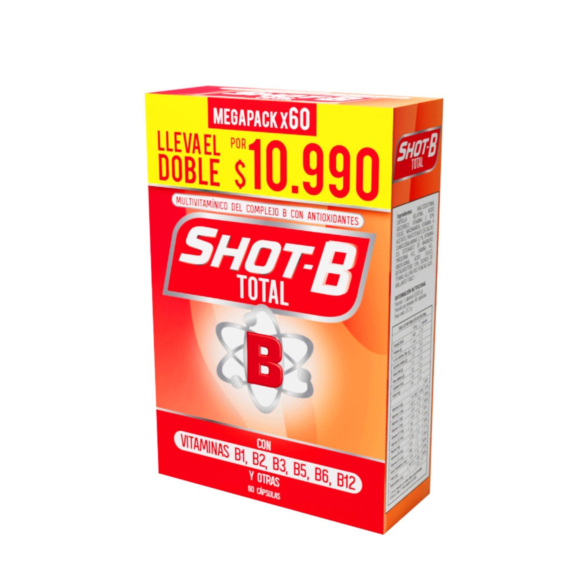 Shot B Multivitamínico Total 60 Cápsulas-0