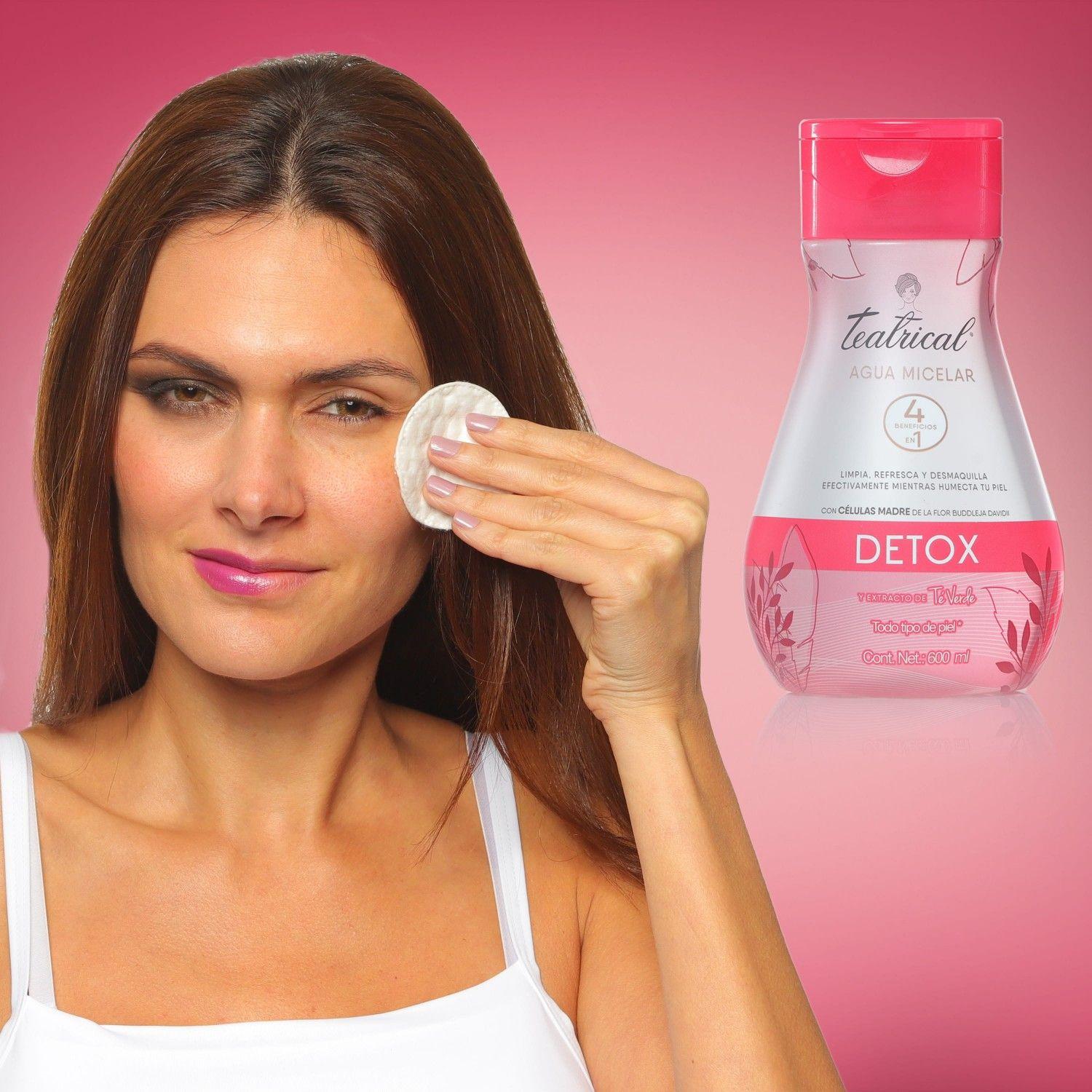 Teatrical Agua Micelar Té Verde - Detox 600 ML-3