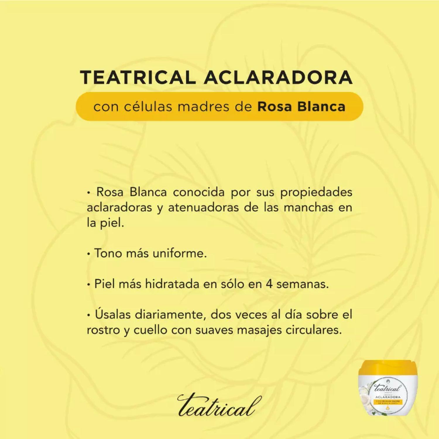 Teatrical Crema Facial Aclaradora 100 GR-1