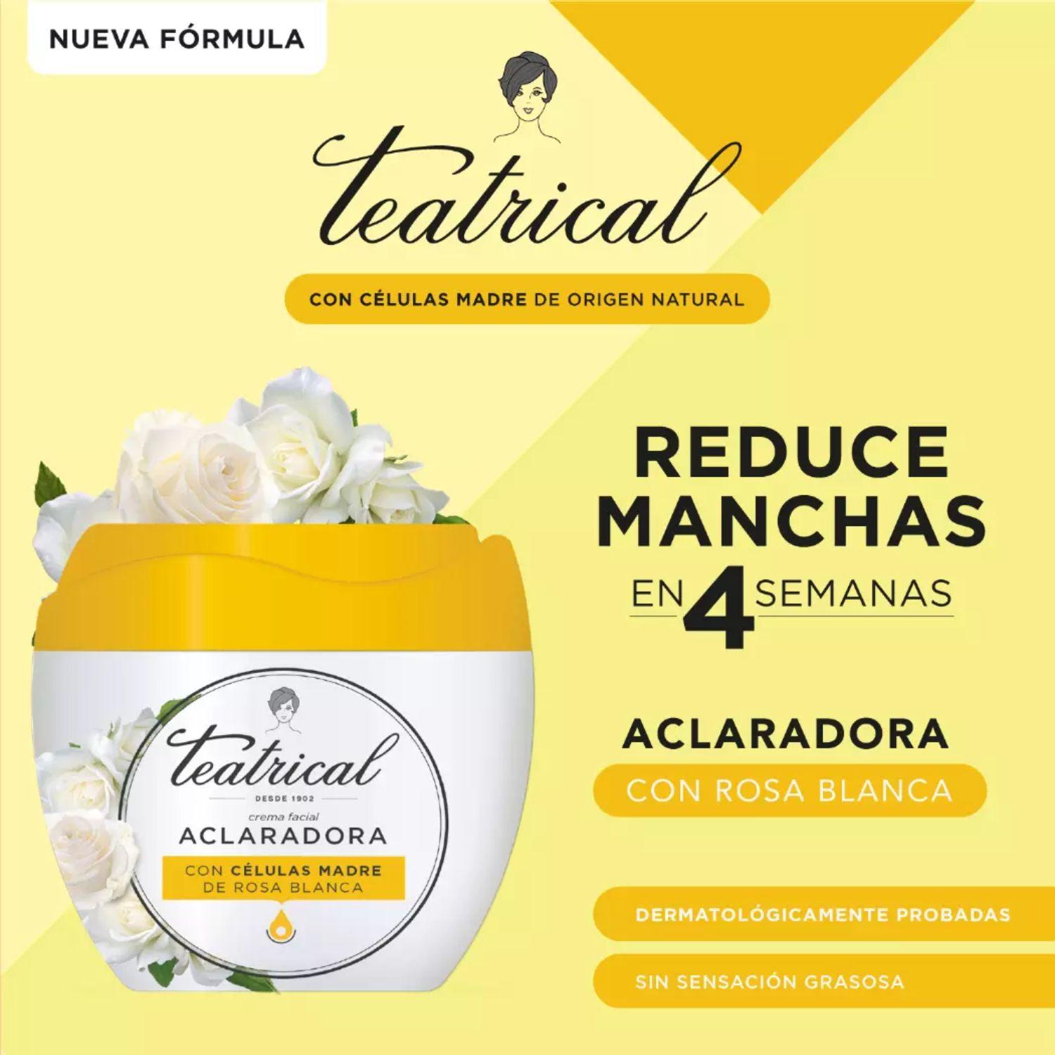 Teatrical Crema Facial Aclaradora 100 GR-3