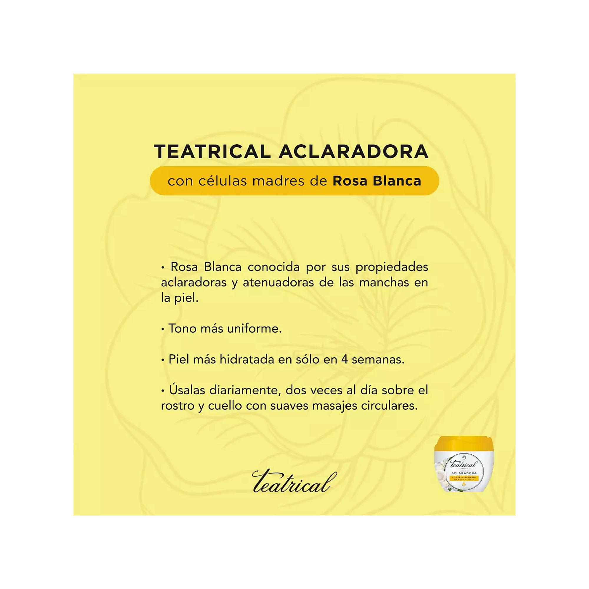 Teatrical Crema Facial Aclaradora 100 GR-3