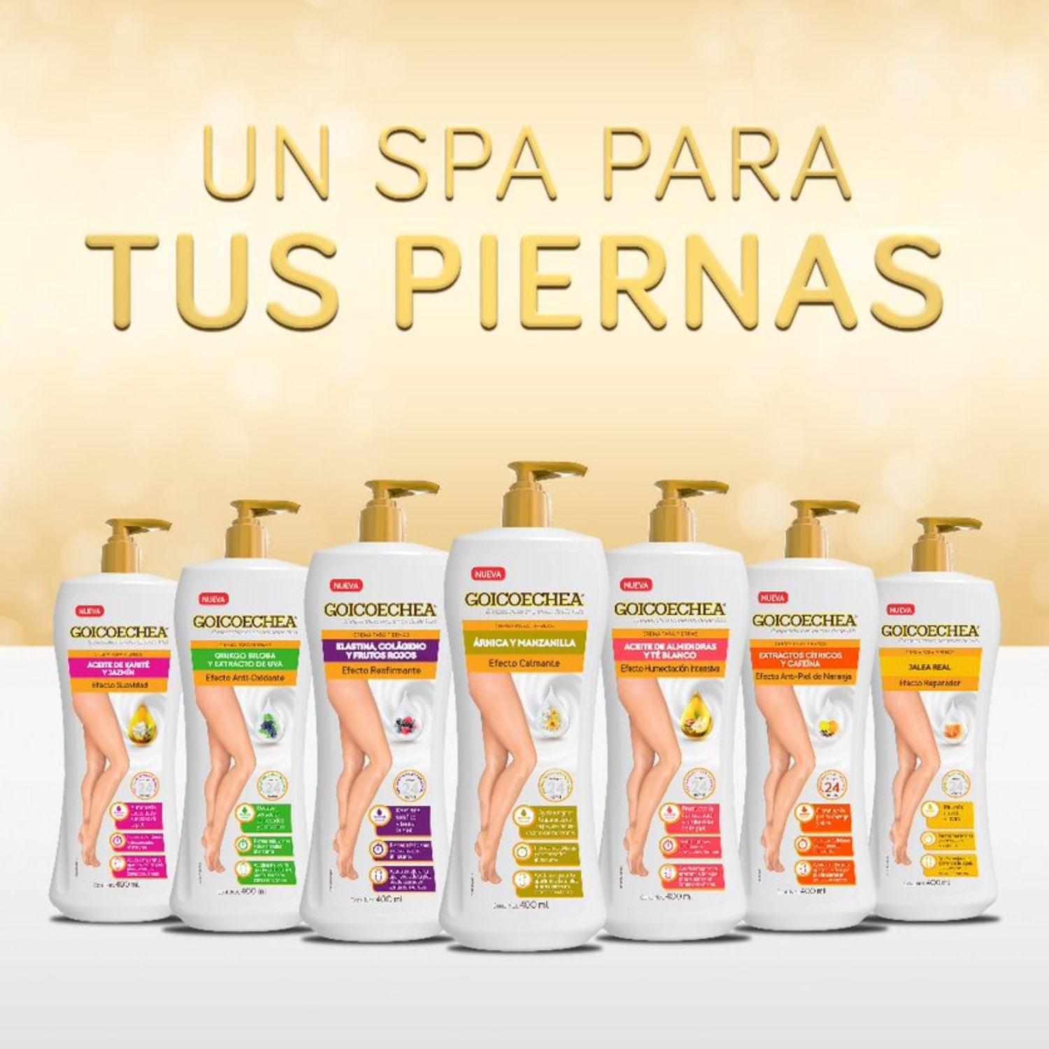 Goicochea Crema para Piernas Efecto Reafirmante 400 ML-4