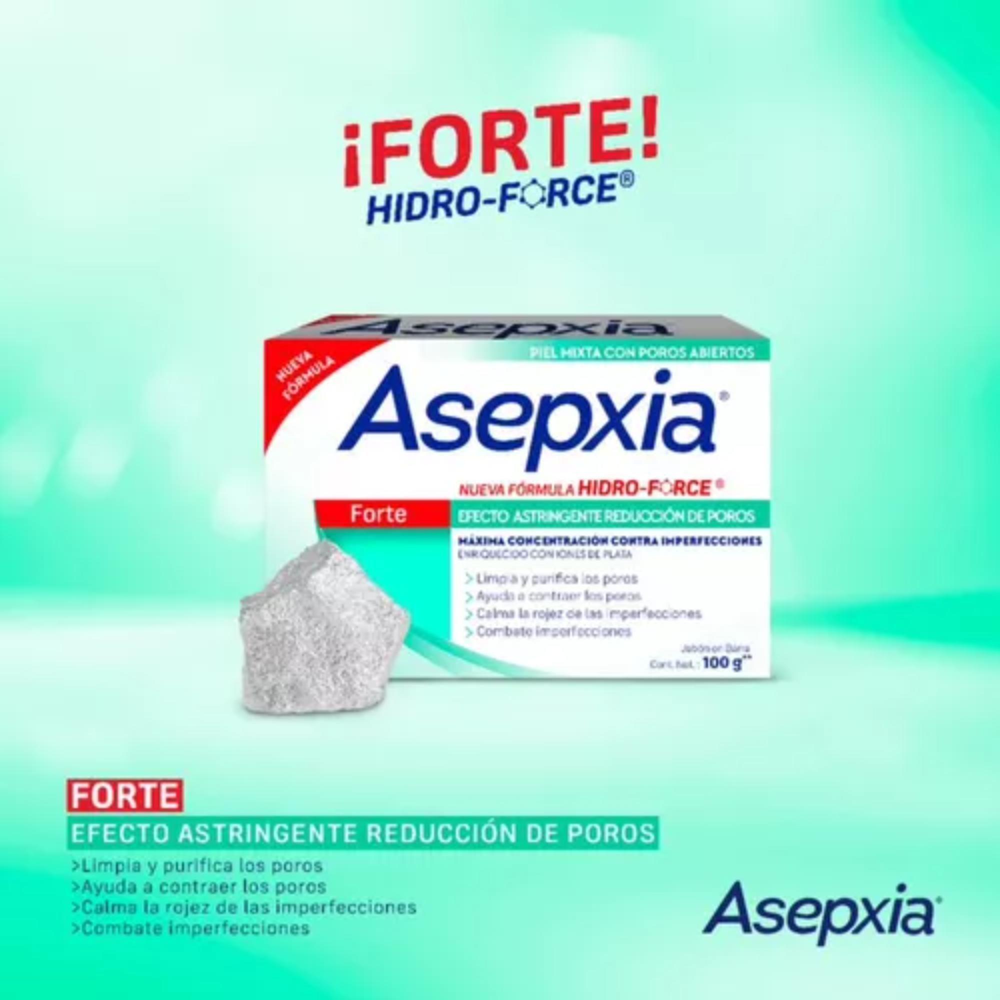 Asepxia Fórmula Forte Jabón Facial En Barra 100 Gr-3