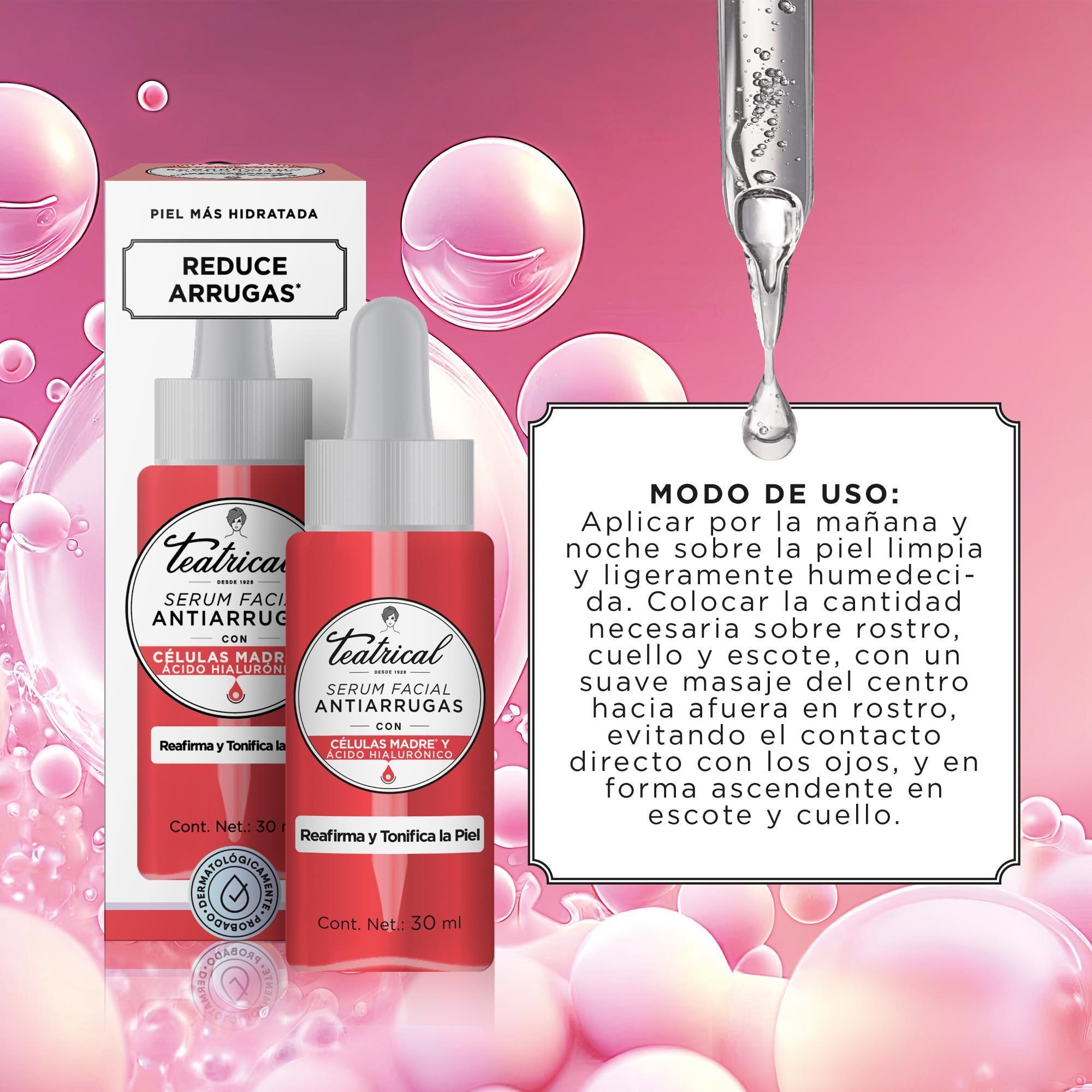 Teatrical Serum Antiarrugas Con Ácido Hialurónico 30Ml-7