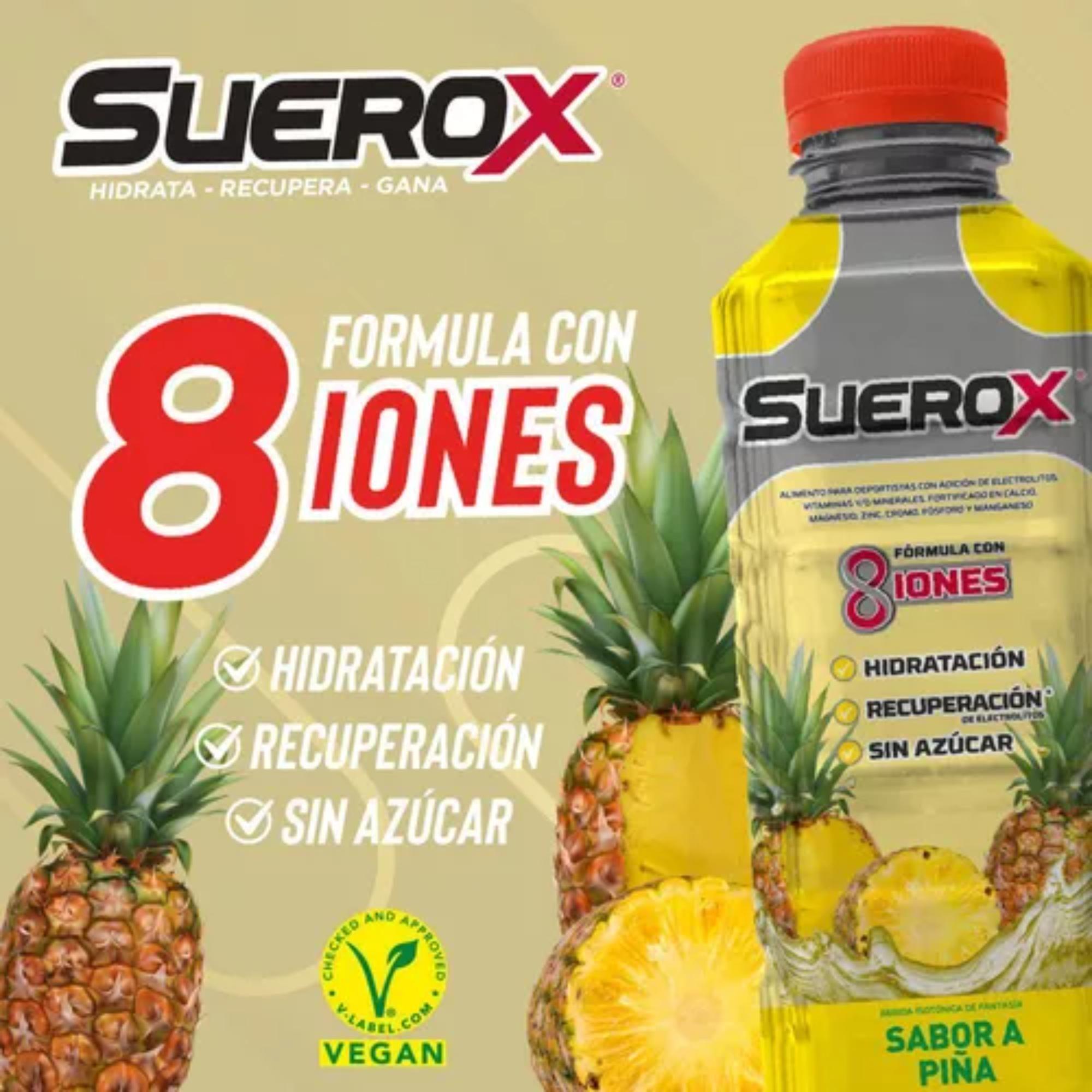 Suerox Bebida Isotónica Piña 630 ML-3