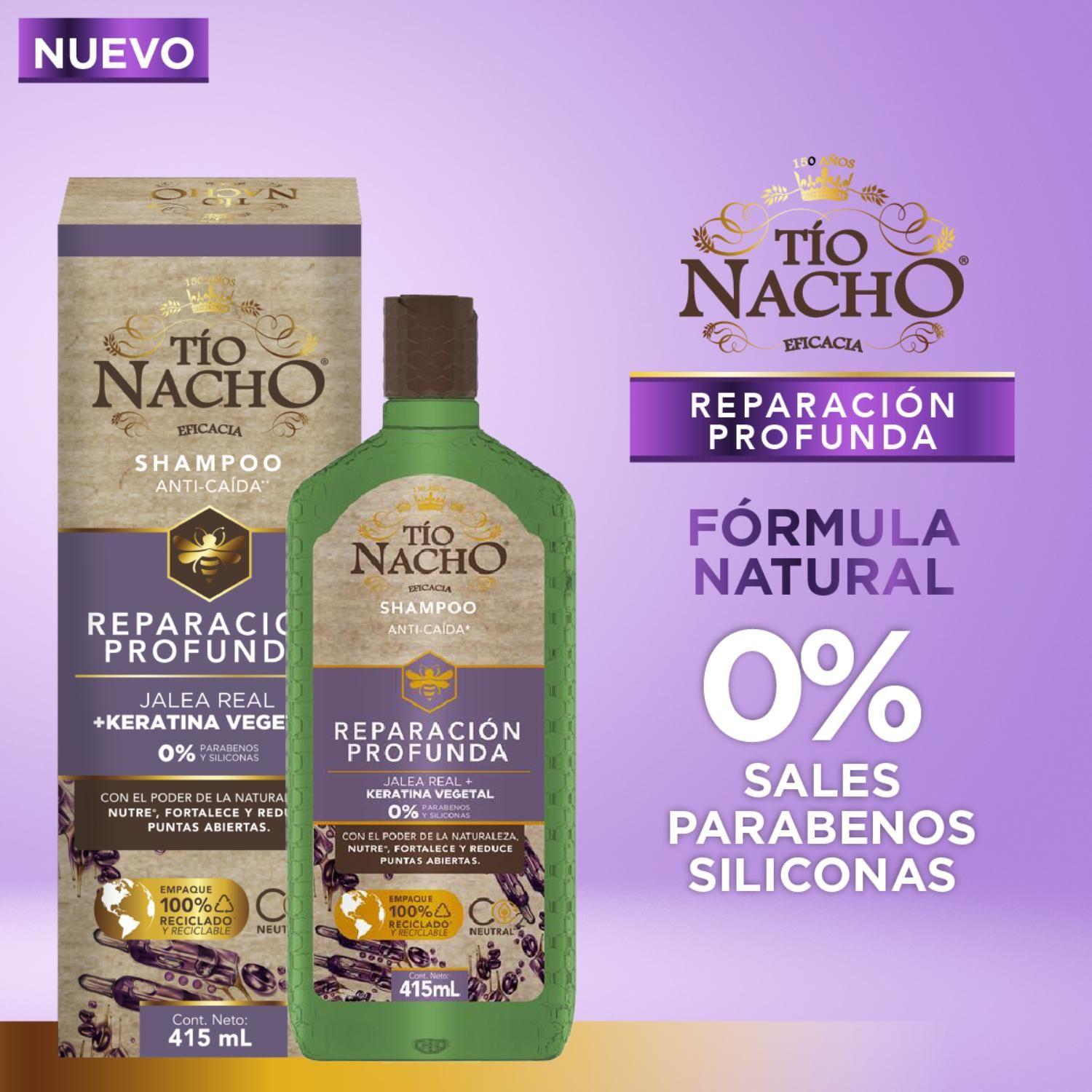 Tïo Nacho Shampoo Keratina Vegetal 415 ML-3
