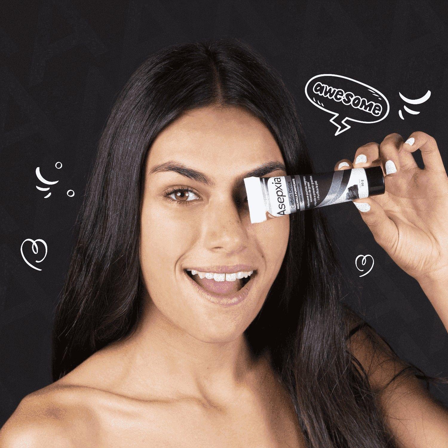 Asepxia Mascarilla Peel Off Purificante Carbón 30 Gr-5
