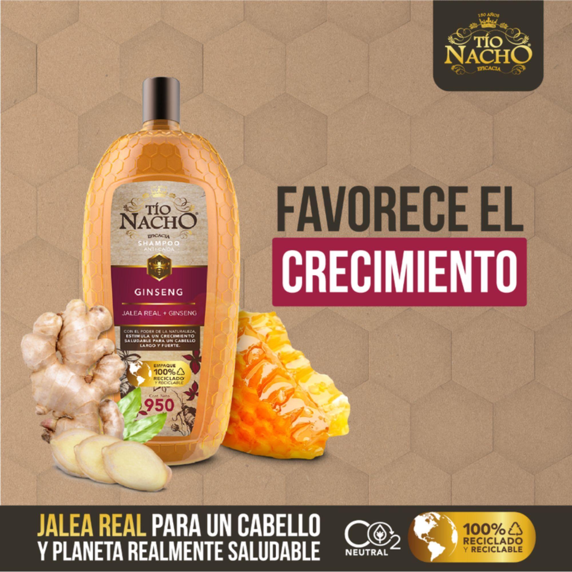 Tío Nacho Shampoo Ginseng 950 Ml-2