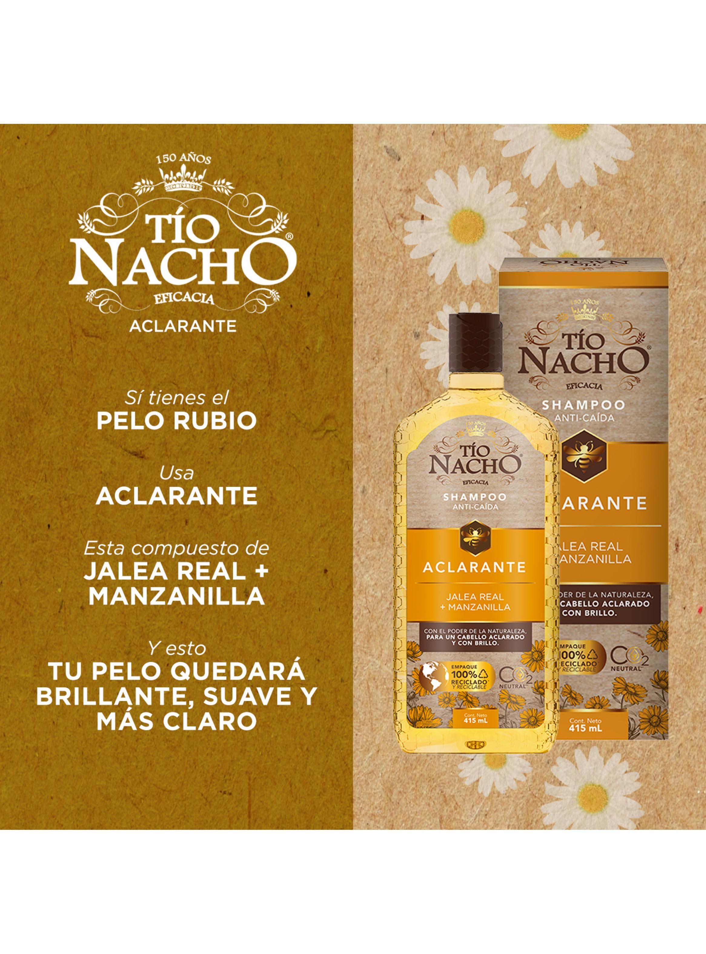 Tío Nacho Aclarante Anticaida Jalea Real + Manzanilla 1 LT-3