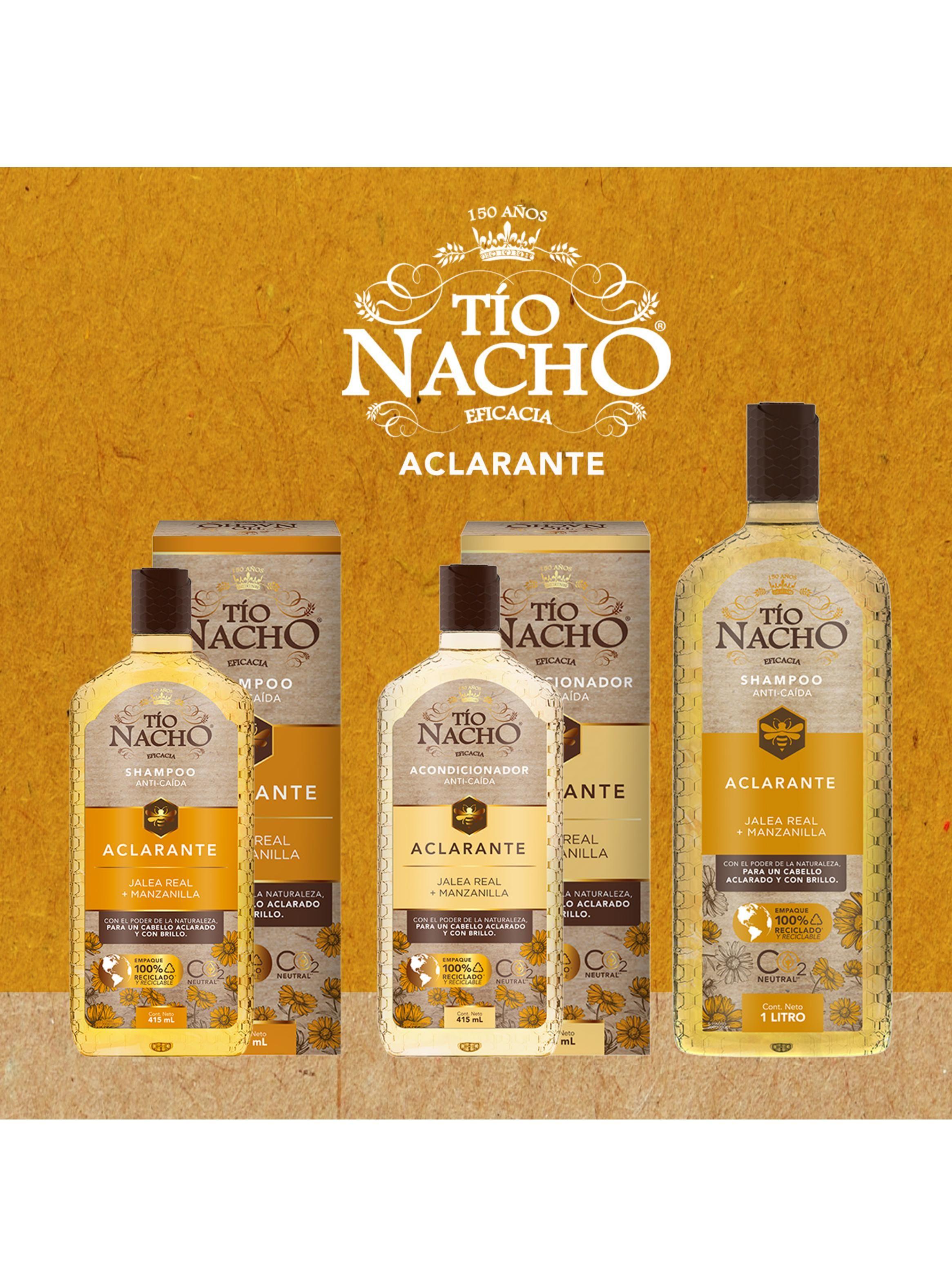 Tío Nacho Aclarante Anticaida Jalea Real + Manzanilla 1 LT-4