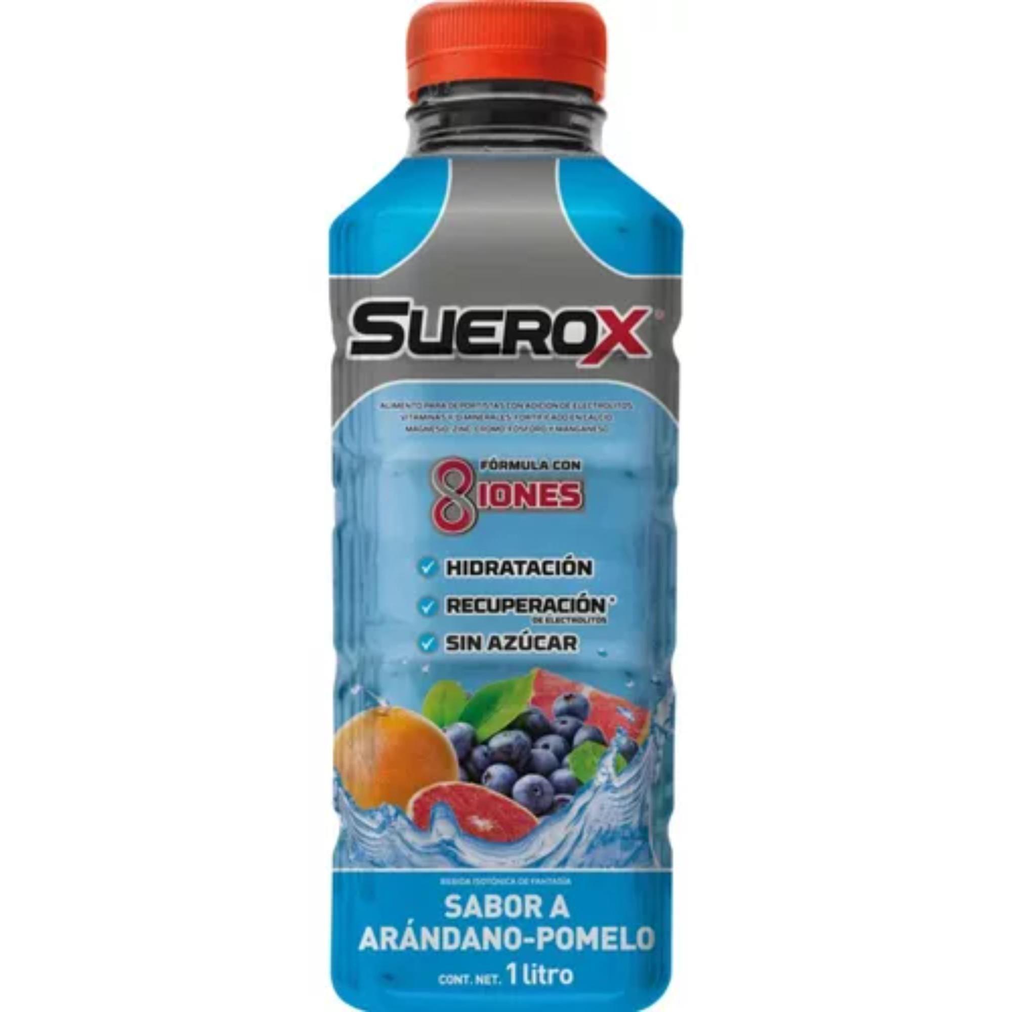 Suerox Bebida Isotónica Arándano Pomelo 1 Litro-0