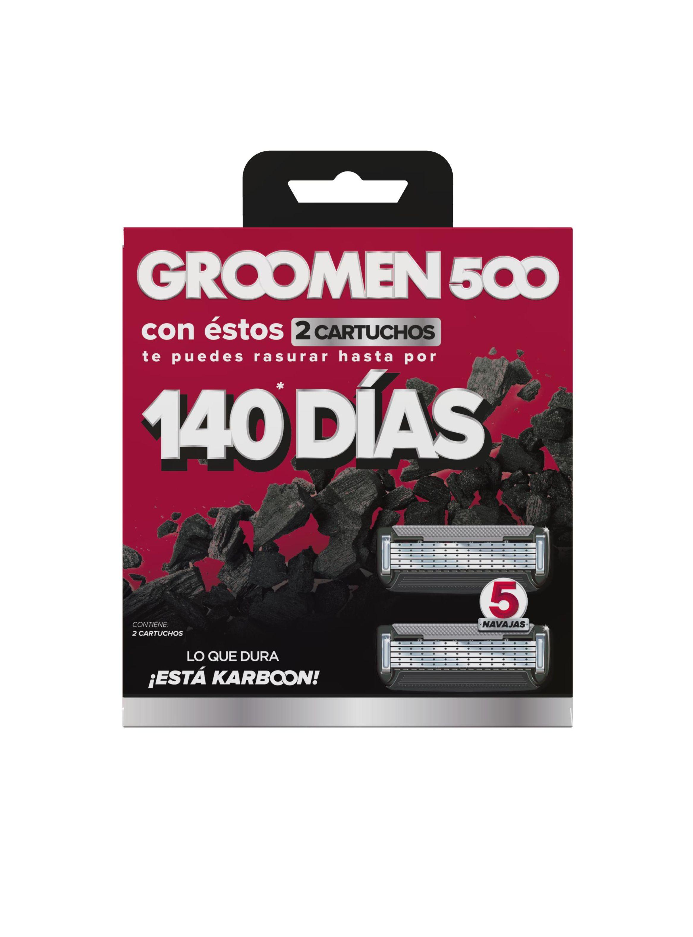 Repuesto Maquina Afeitar Groomen 500 X 2 Repuestos-0