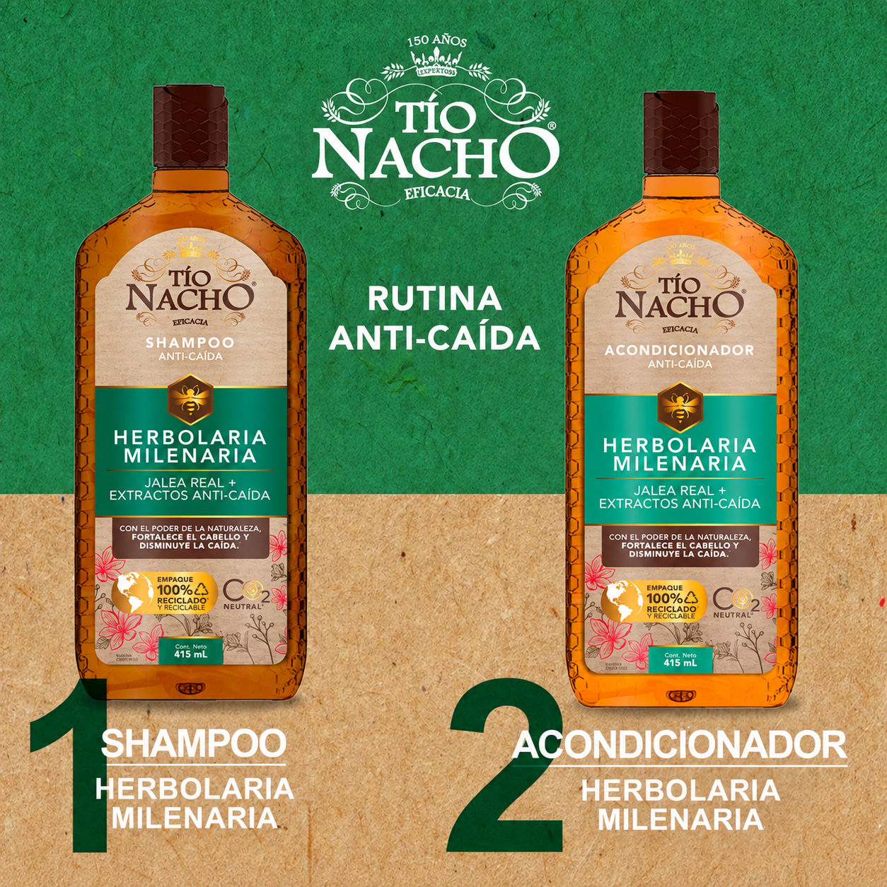 Tío Nacho Shampoo Herbolaria 415 ML-6