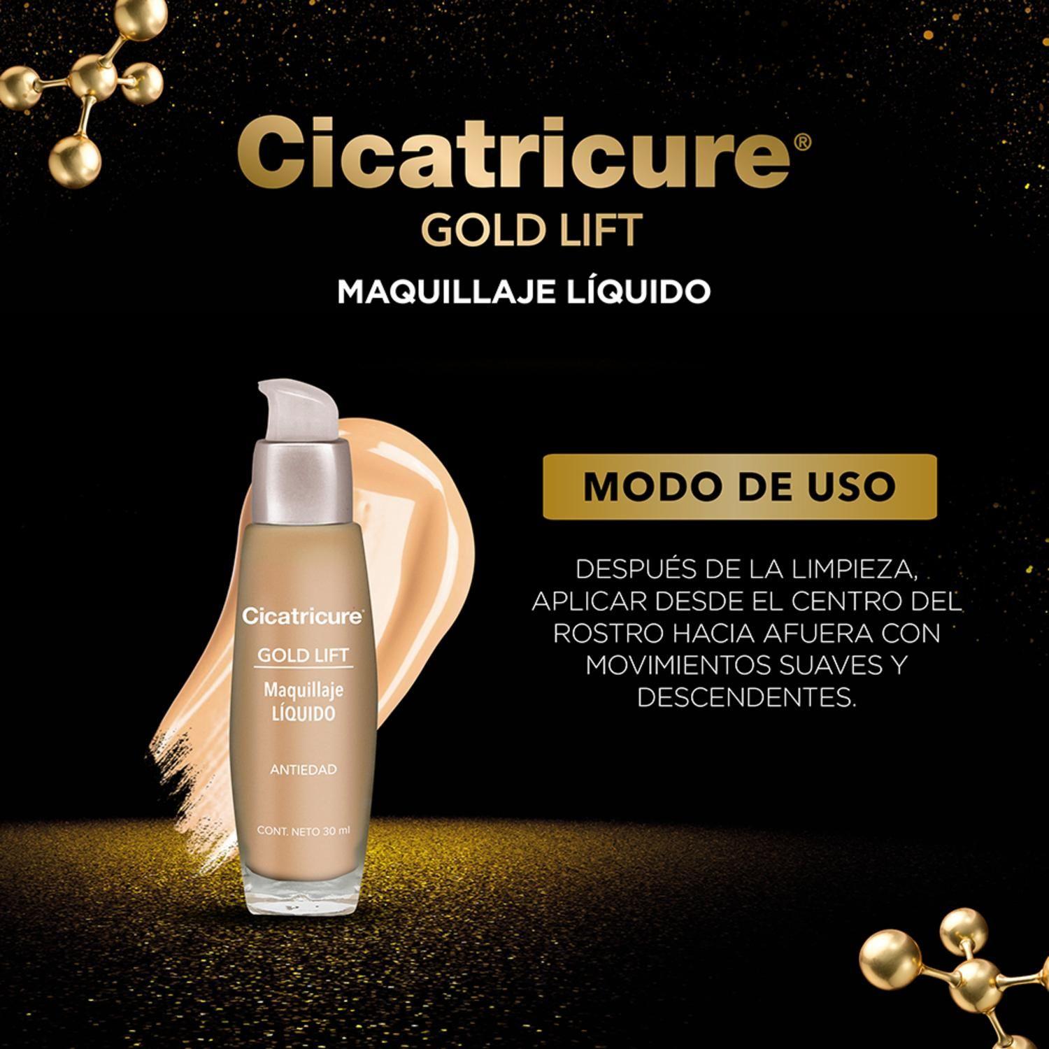 Cicatricure Maquillaje Gold Lift Tono Medio 30 G-2