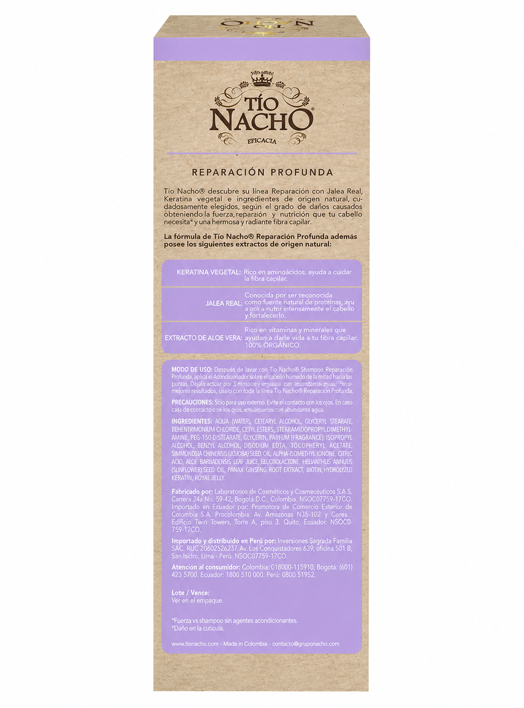 Tio Nacho Acondicionador Reparacion Profunda 415Ml-3