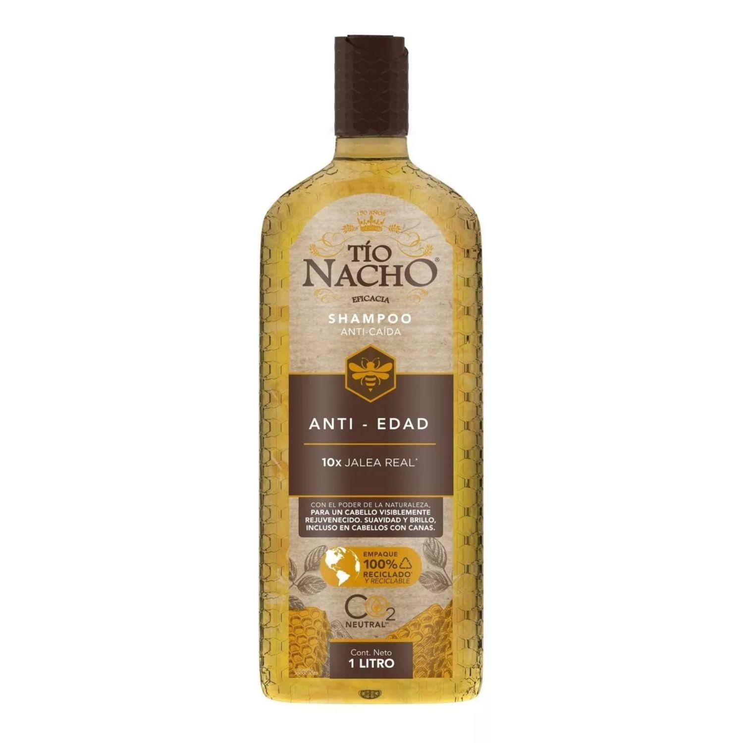 Tío Nacho Shampoo Anticaida Anti-edad 1 LT-0