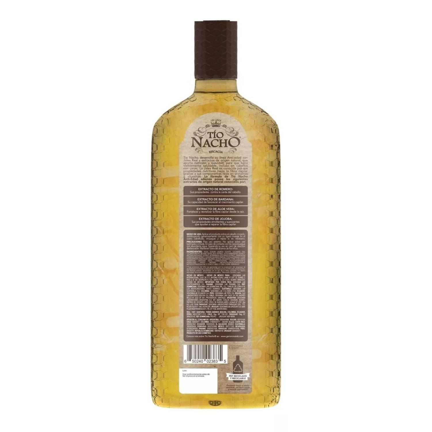 Tío Nacho Shampoo Anticaida Anti-edad 1 LT-1