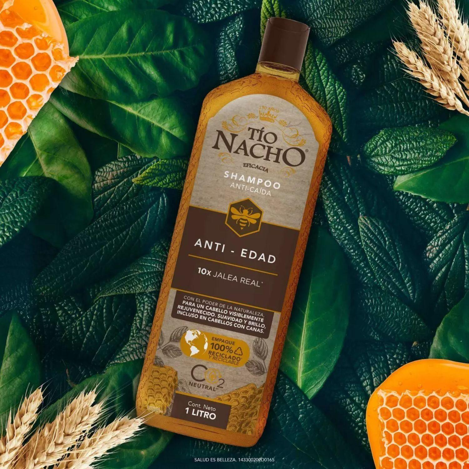 Tío Nacho Shampoo Anticaida Anti-edad 1 LT-2