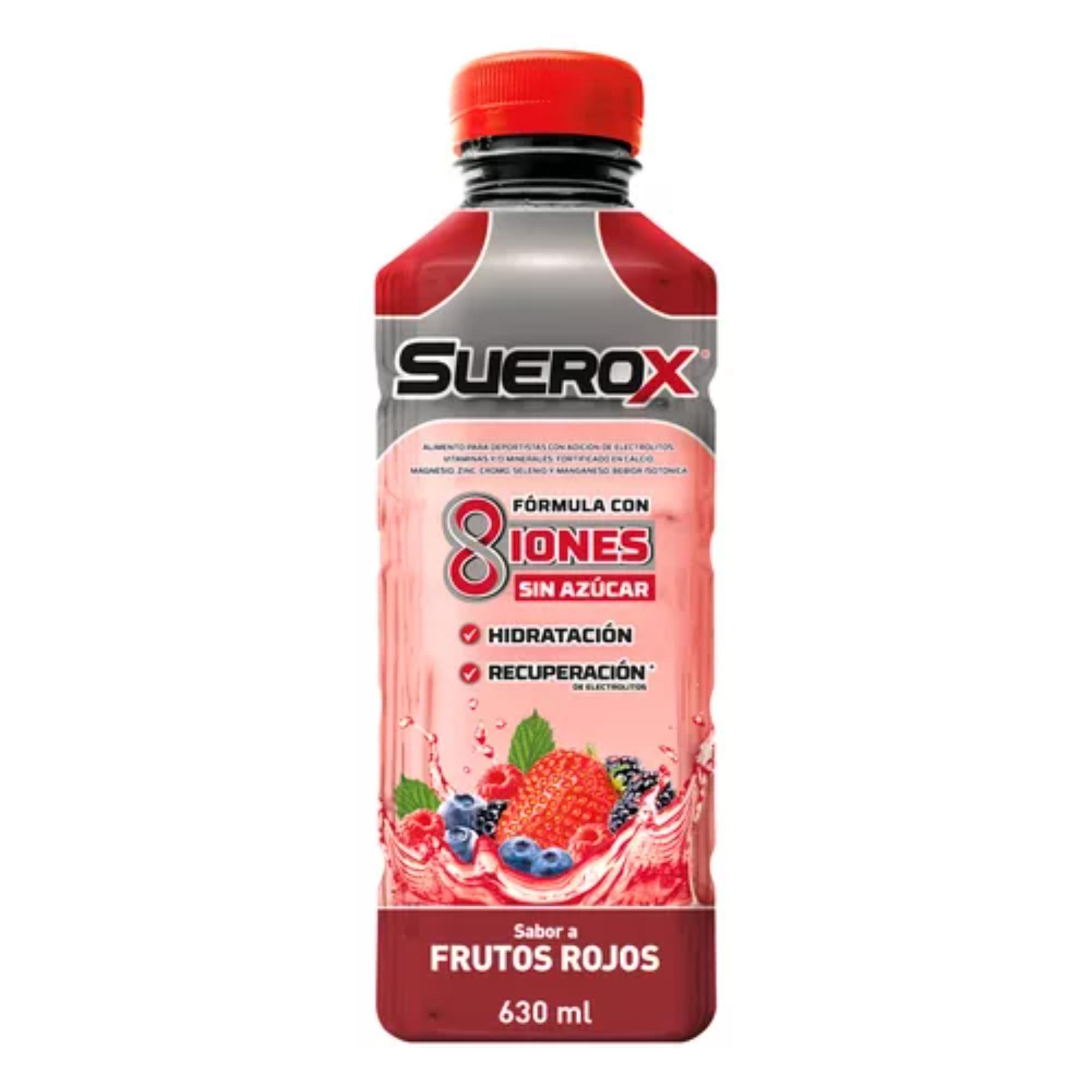 Suerox Bebida Isotonica Sabor Frutos Rojos 630 Ml-0