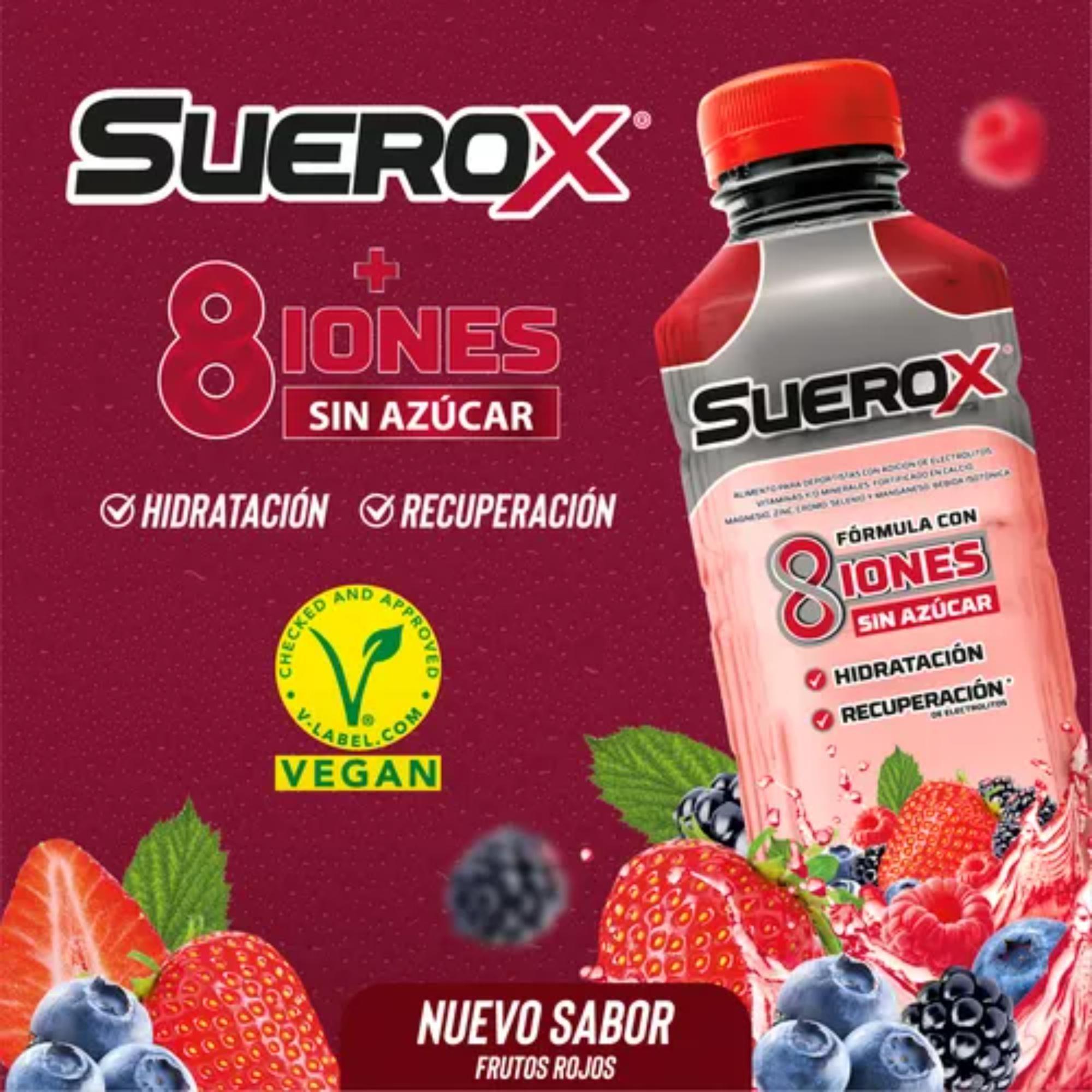 Suerox Bebida Isotonica Sabor Frutos Rojos 630 Ml-1