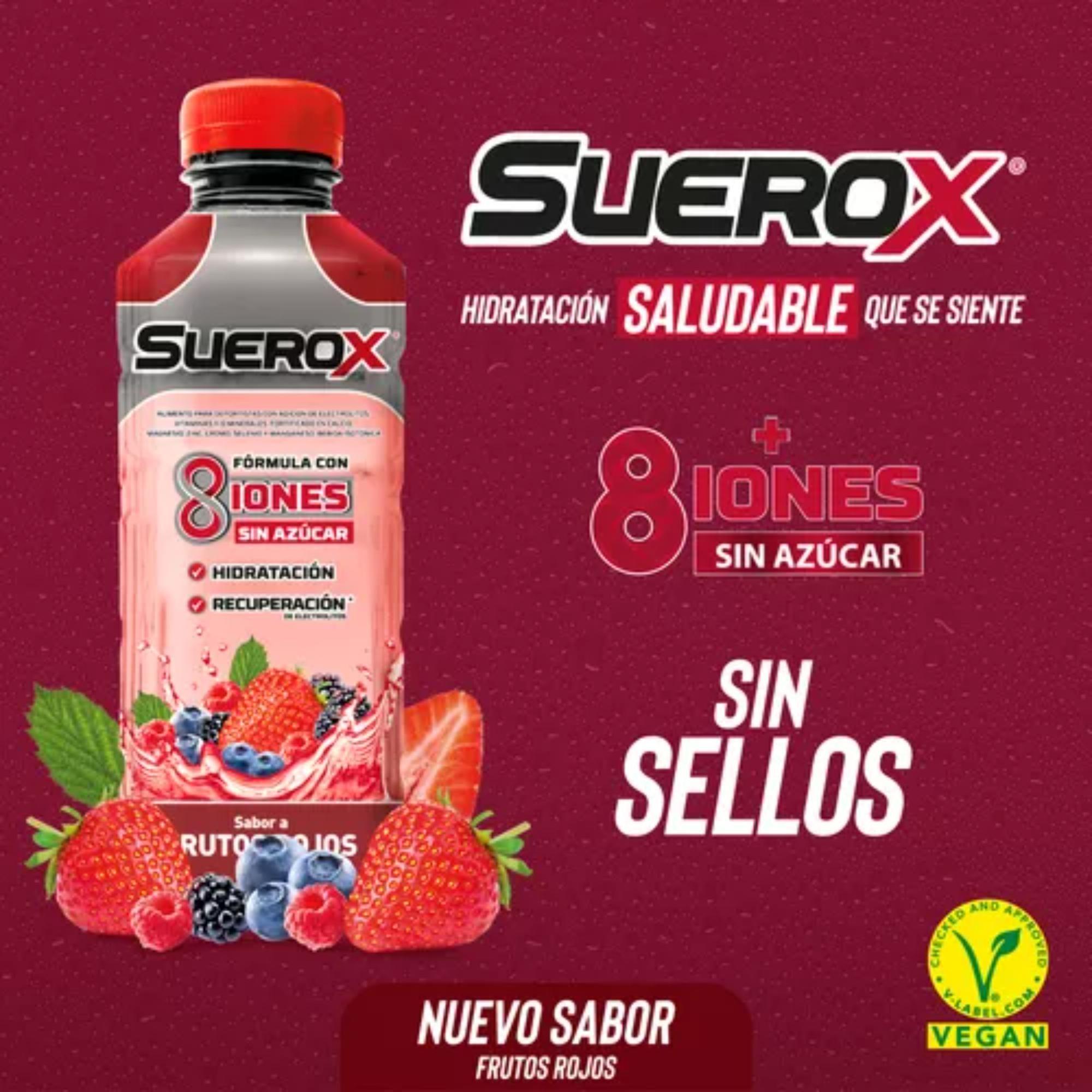 Suerox Bebida Isotonica Sabor Frutos Rojos 630 Ml-2