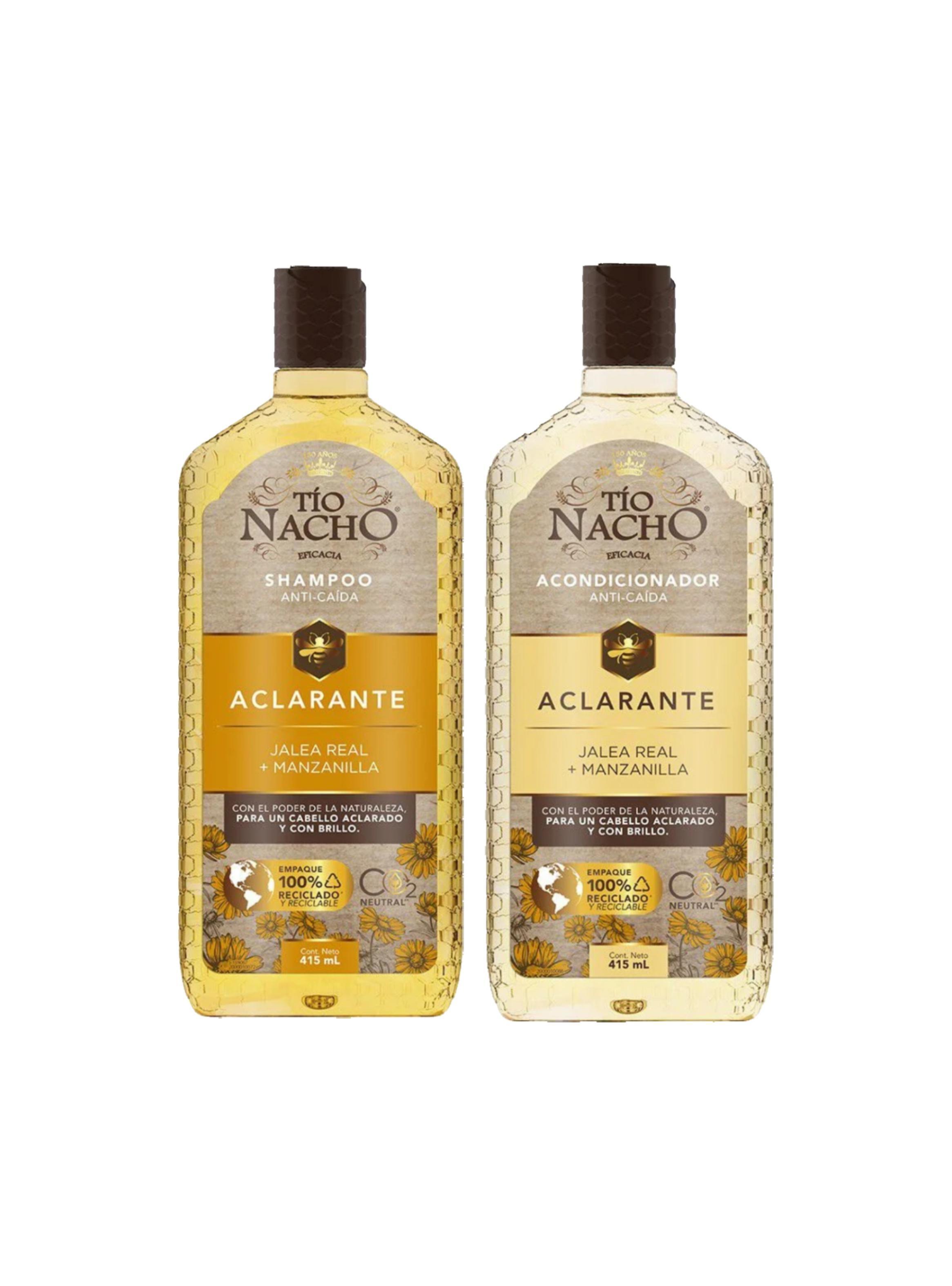 Pack Tío Nacho Aclarante Shampoo + Acondicionador 415 ML-3