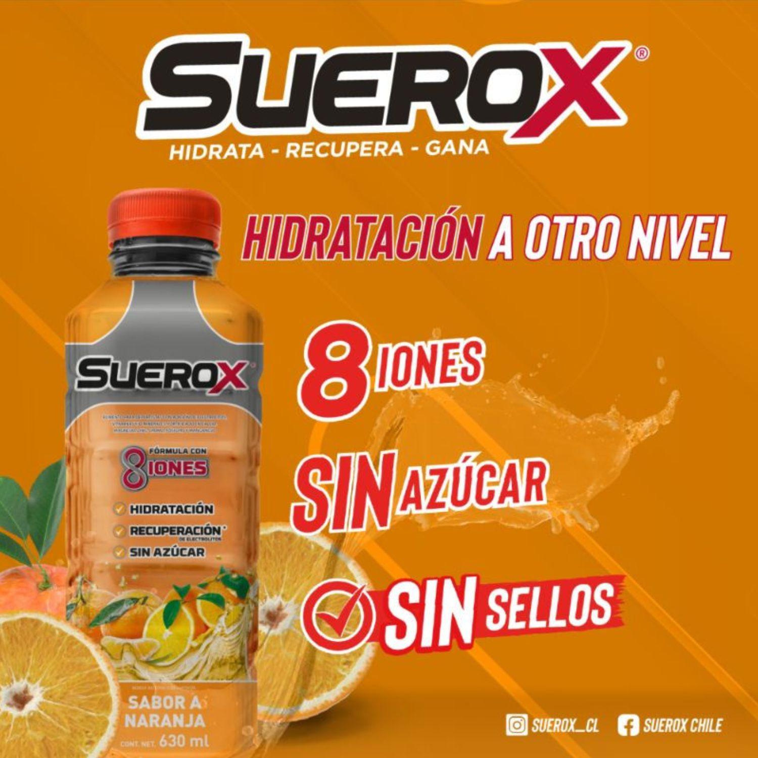 Suerox Bebida Isotónica Naranja 630 ML-3